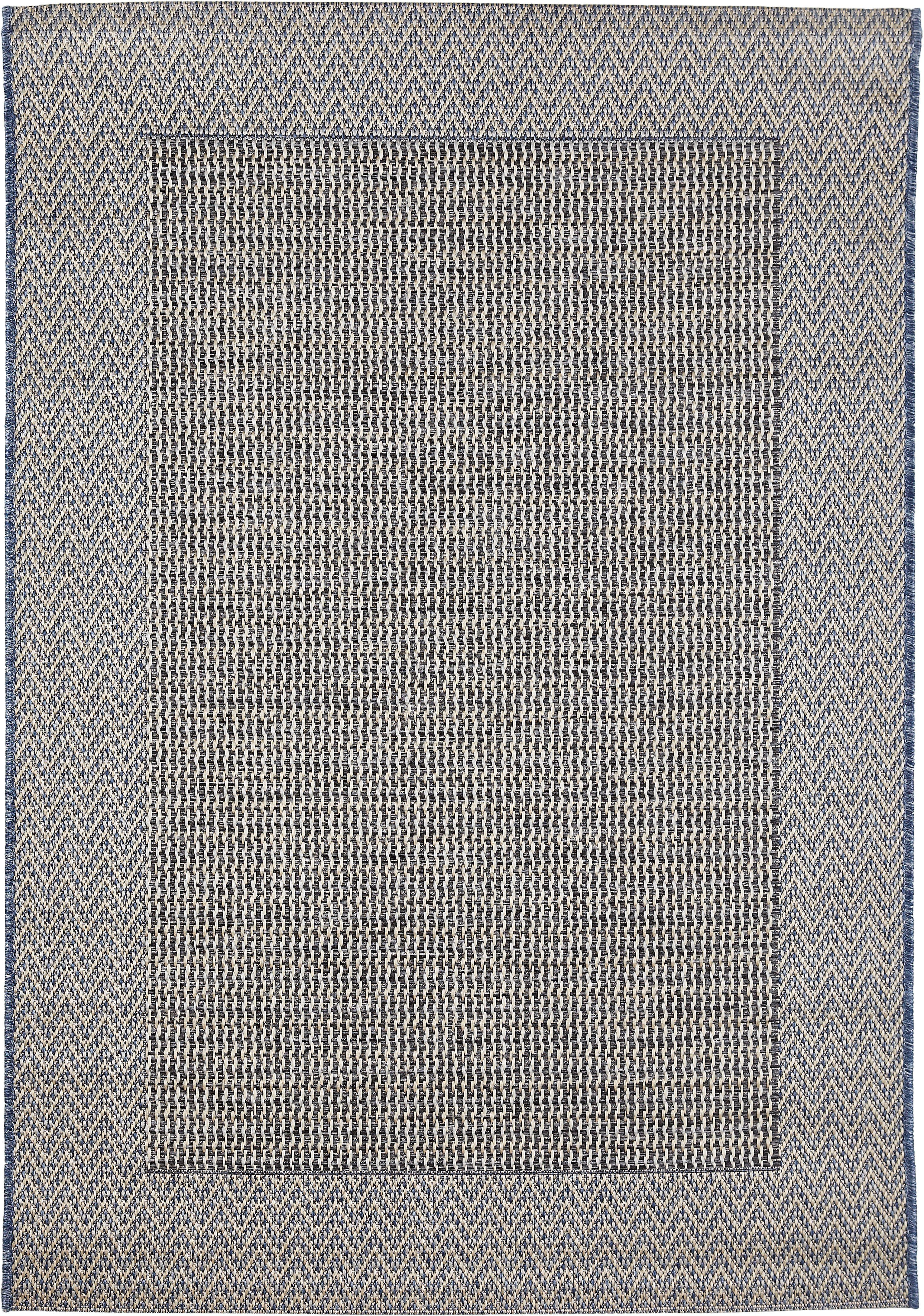 Teppich Clyde 1, Andiamo, rechteckig, mit Outdoor und Bordüre, geeignet, 5 Wohnzimmer mm, Höhe: In- Flachgewebe