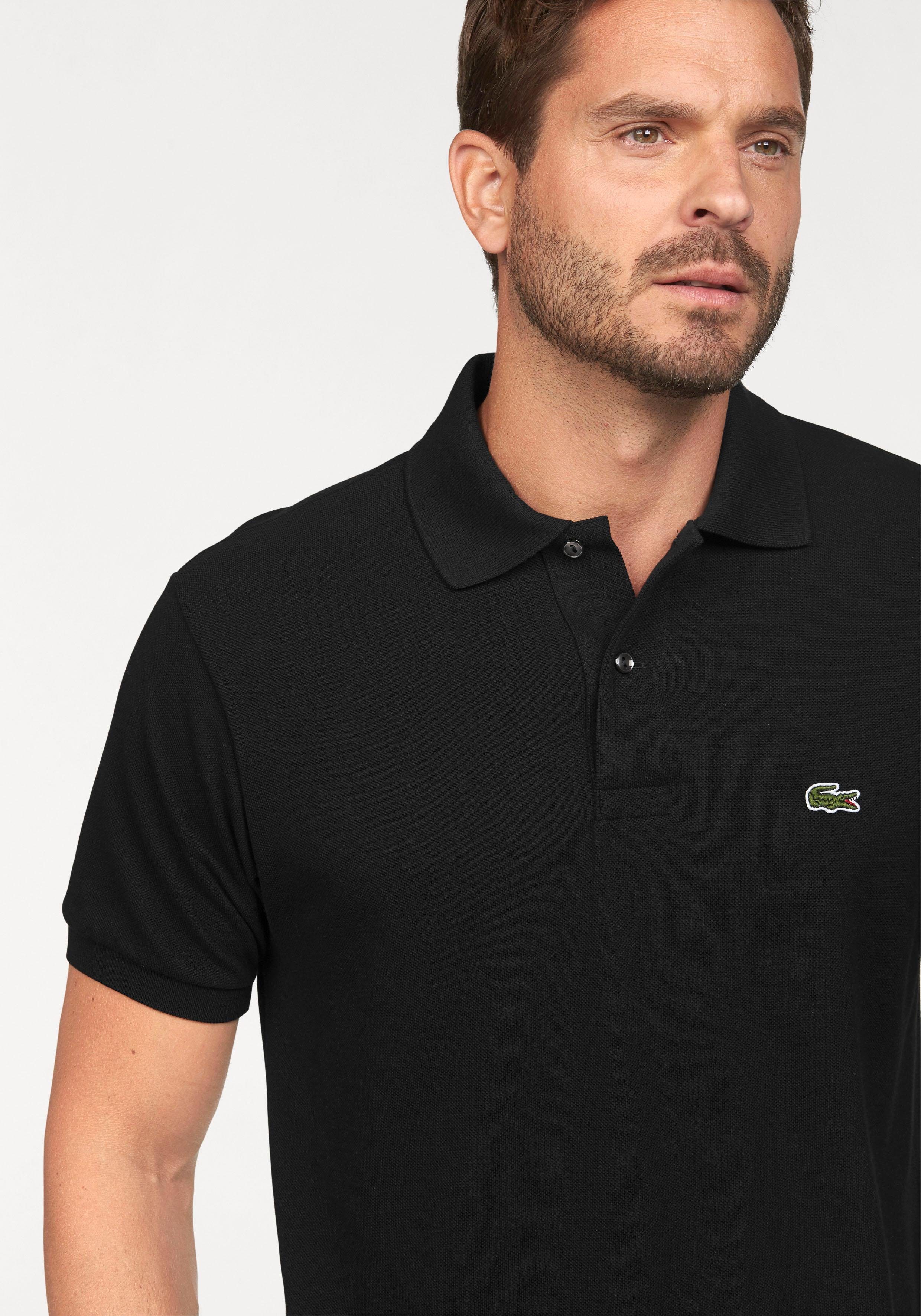 Lacoste Poloshirt (1-tlg) mit Knöpfen in Perlmuttoptik
