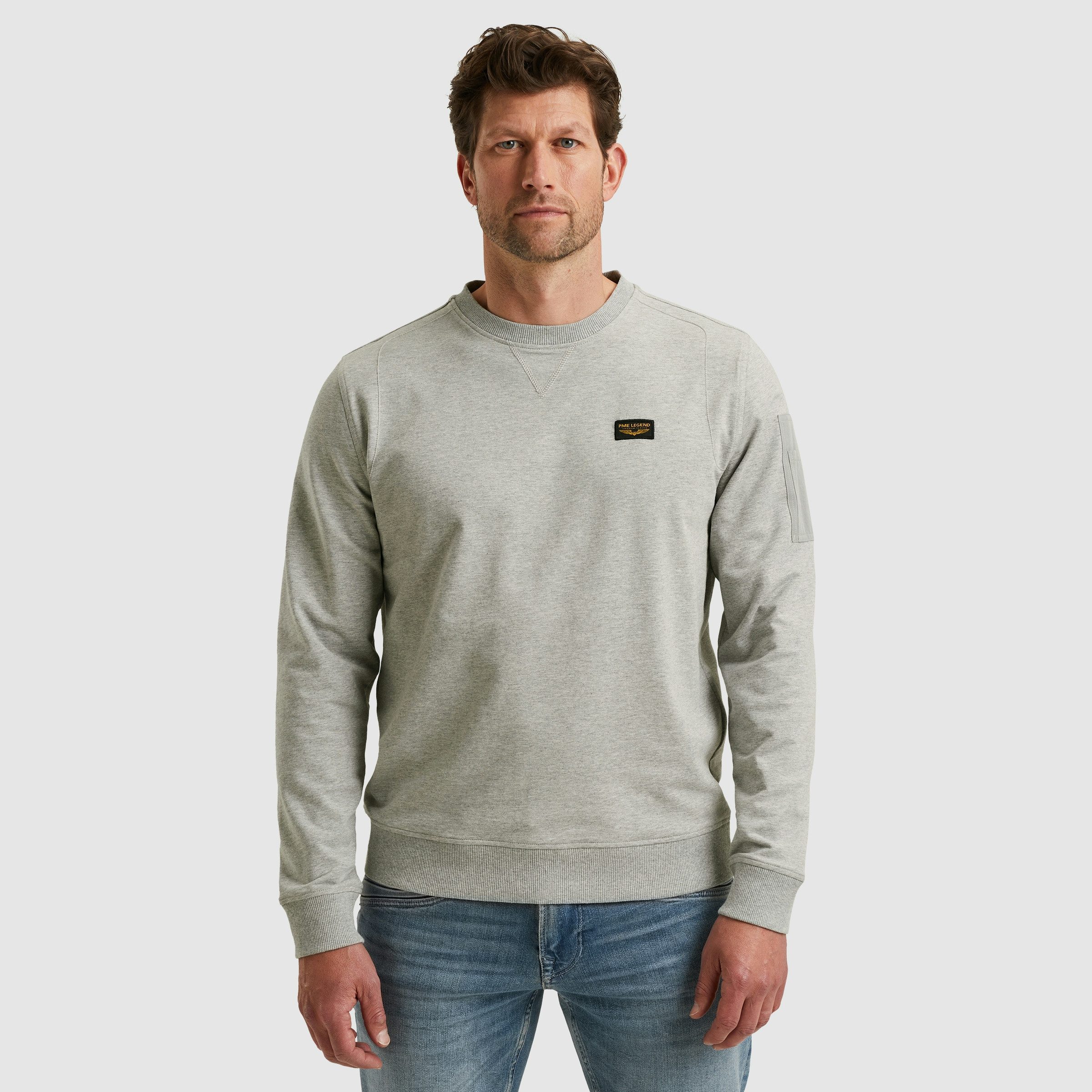 PME LEGEND Sweatshirt mit Logo Stickerei günstig online kaufen