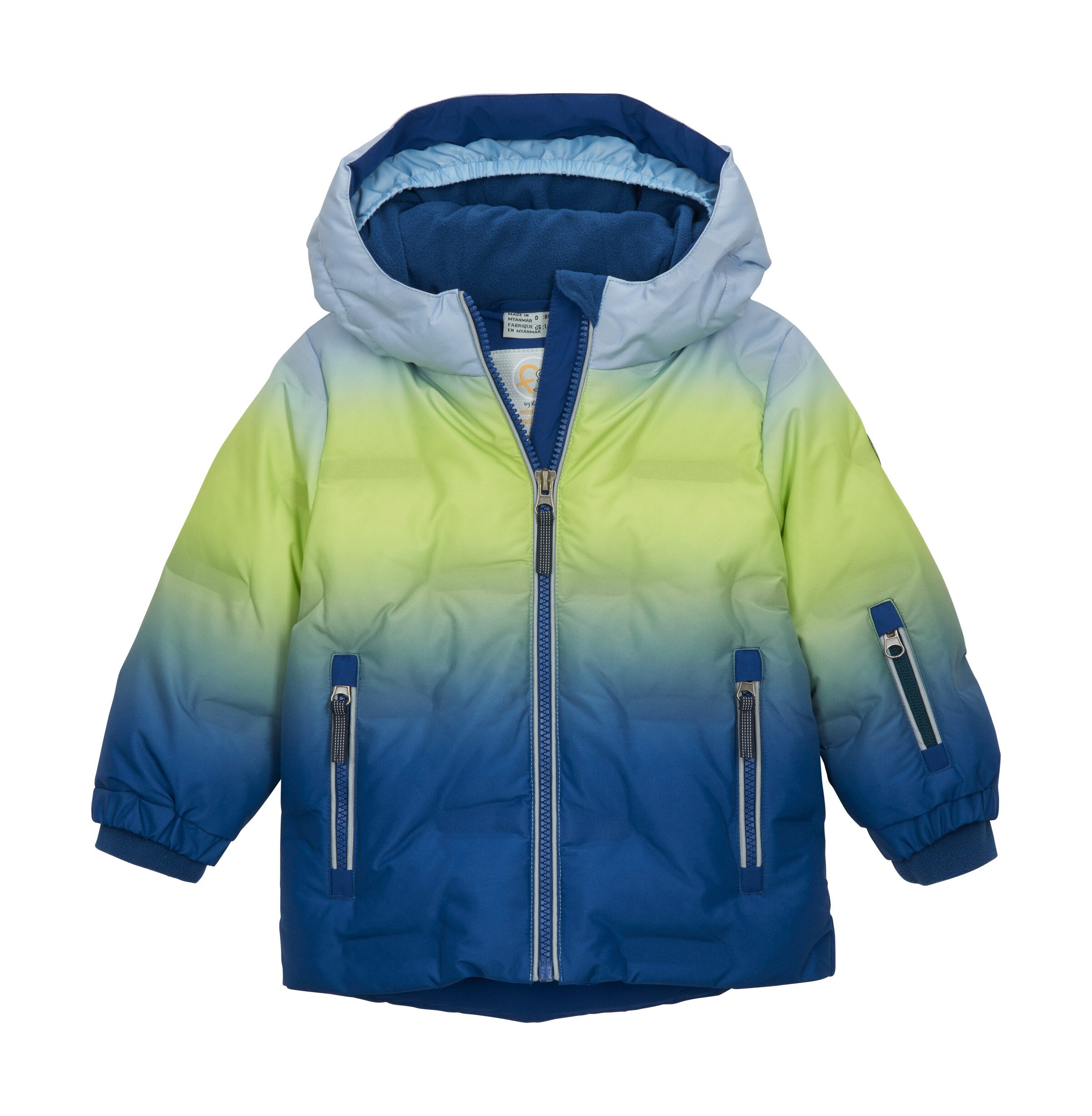 first instinct by killtec Steppjacke FISW 32 MNS QLTD JCKT Wasserabweisende Kinderjacke mit Farbverlauf und Schneefang