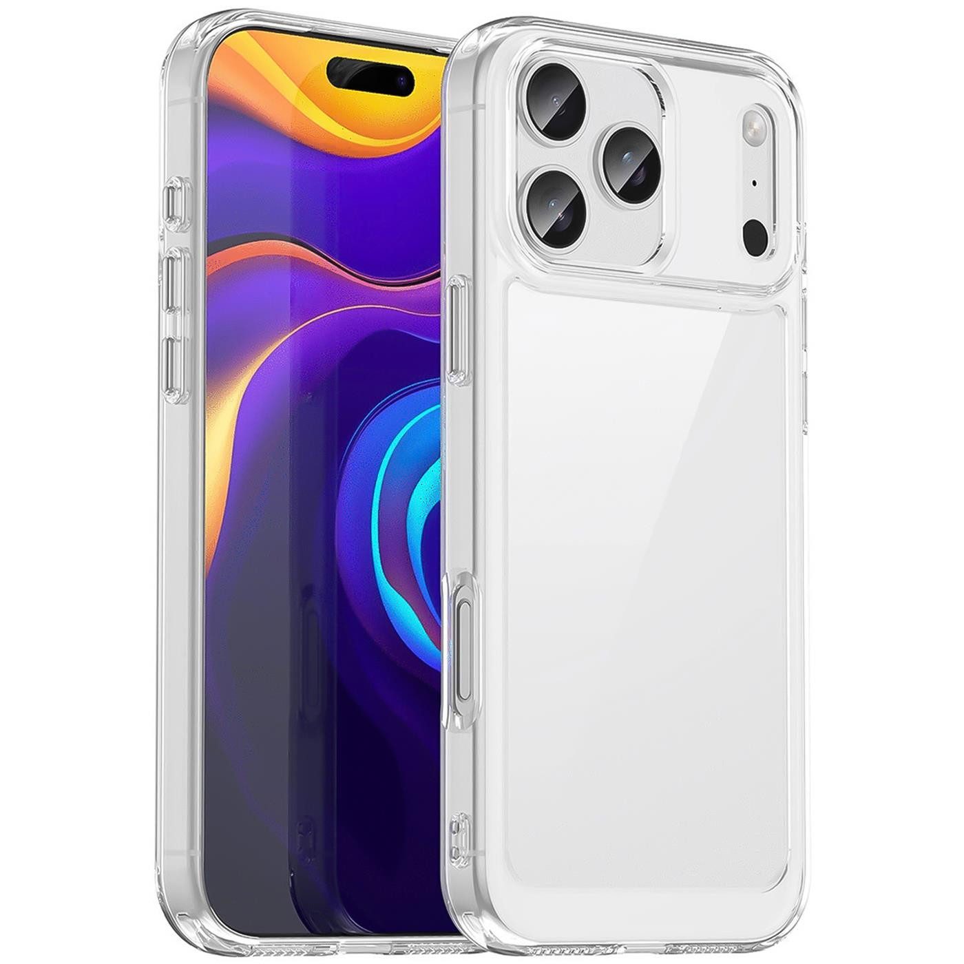 CoolGadget Handyhülle Transparent Ultra Slim Case für Apple iPhone 17 Pro Max 6,9 Zoll, Silikon Hülle Dünne Schutzhülle für iPhone 17 Pro Max Hülle