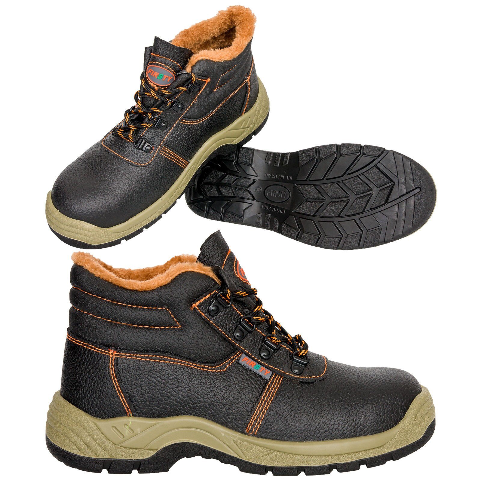 Ardon Safety Winterschuhe ohne Stahlkappe Arbeitsschuhe Gefüttert (FIRWIN O1) Arbeitsschuh