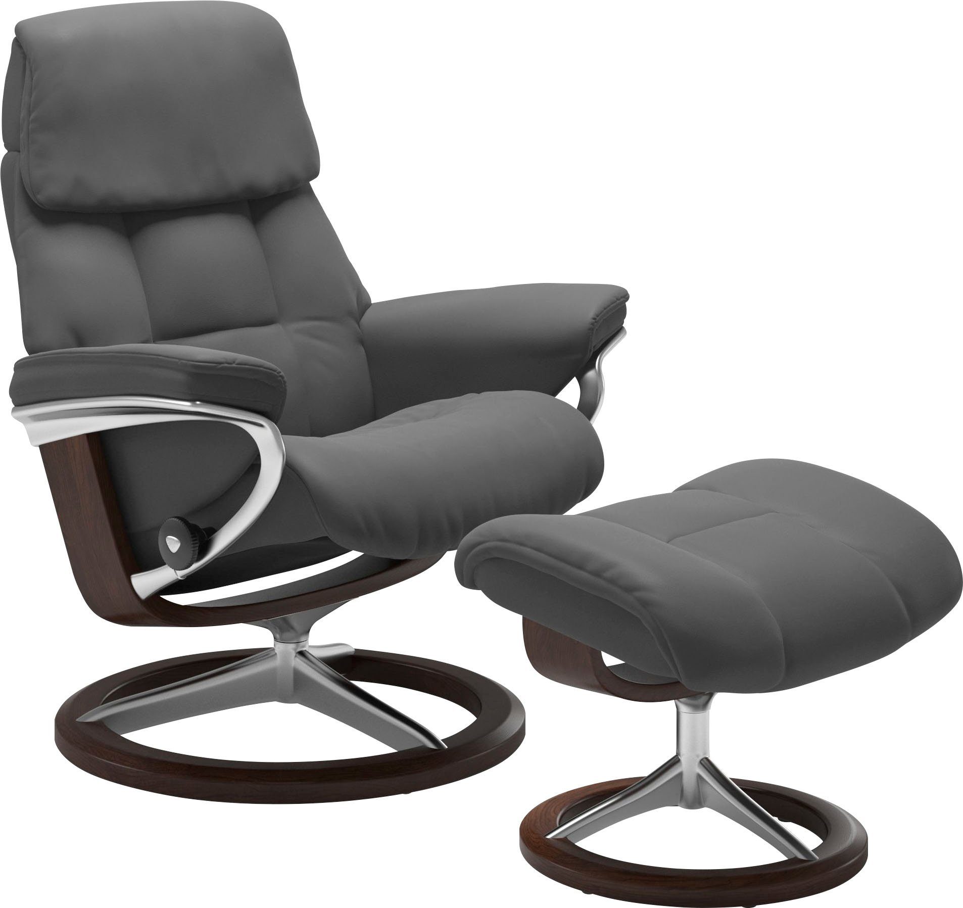 Stressless® Relaxsessel Ruby, mit Signature Base, Größe M, Gestell Eiche, Wenge, Braun & Schwarz