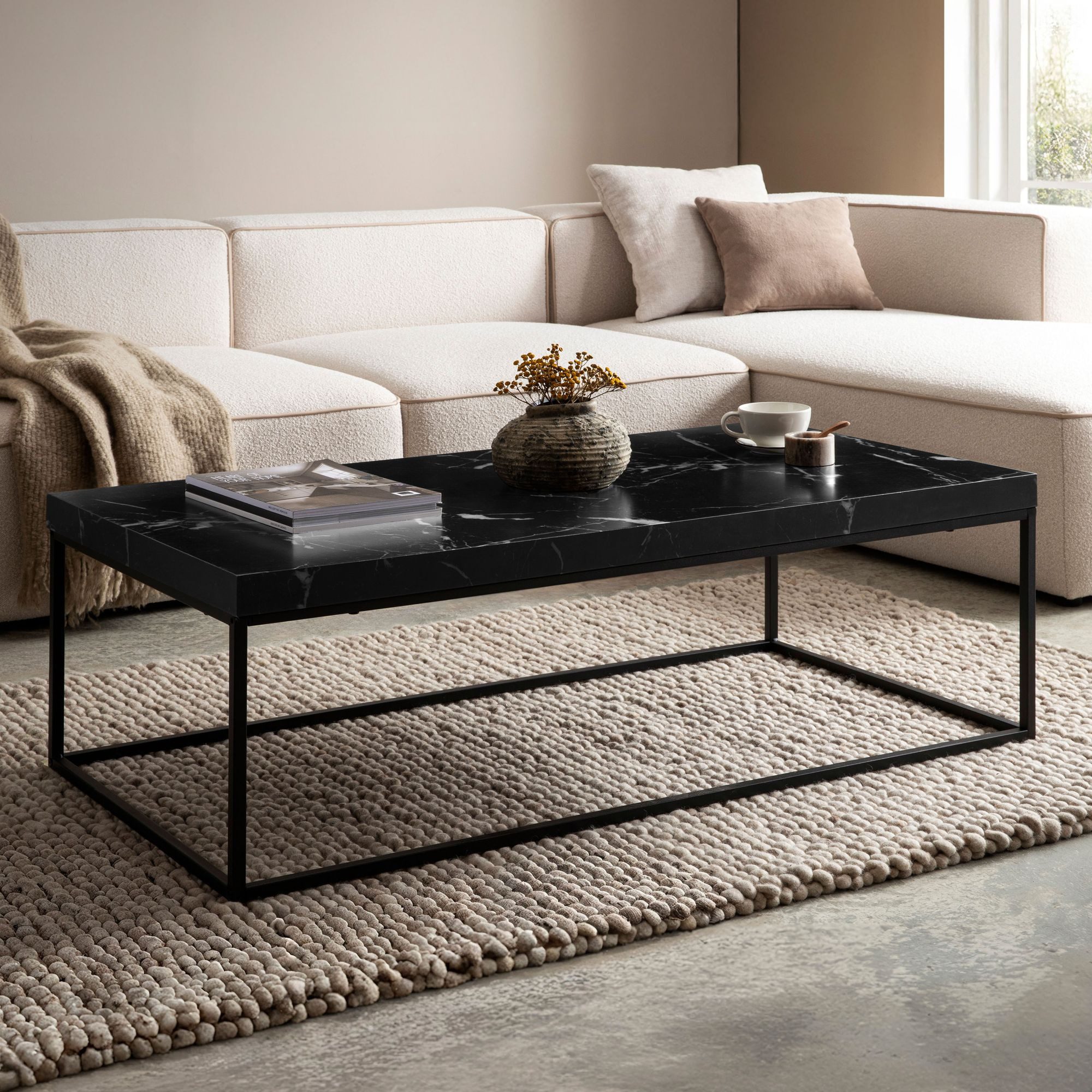 FINEBUY Couchtisch FB59750 (120 cm MDF, günstig online kaufen