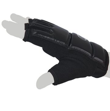 BAY-Sports Sandsackhandschuhe Touch Boxhandschuhe Sandsack Boxsack Handschutz schwarz, XXS - XXL Erwachsene und Kinder