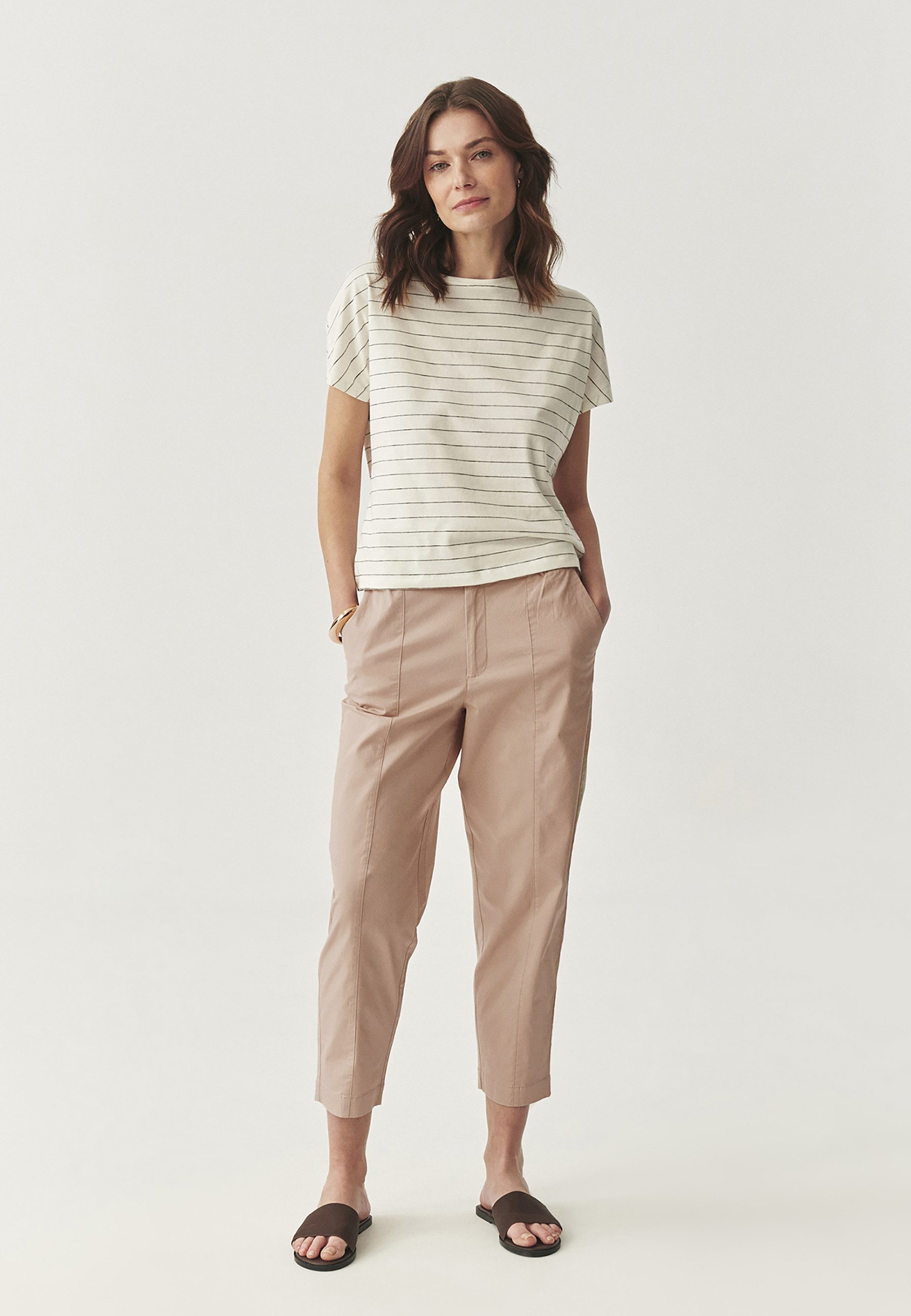 TATUUM Stoffhose Baumwolle Gerades Bein Hose - Darlino