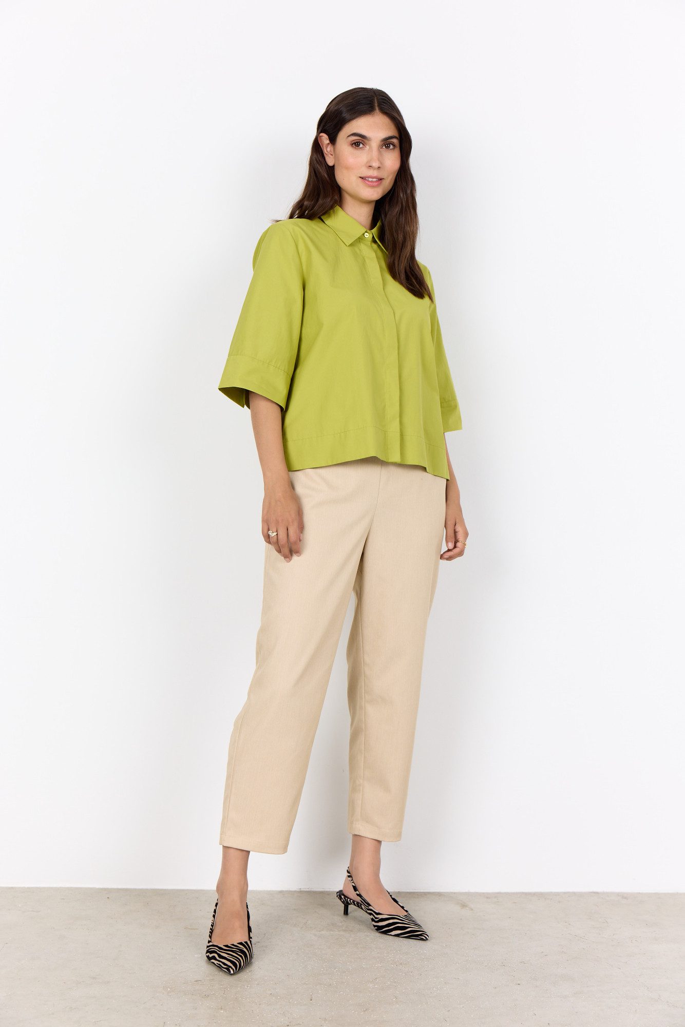 soyaconcept Hemdbluse SC-NETTI 118 mit 3/4 Arm günstig online kaufen