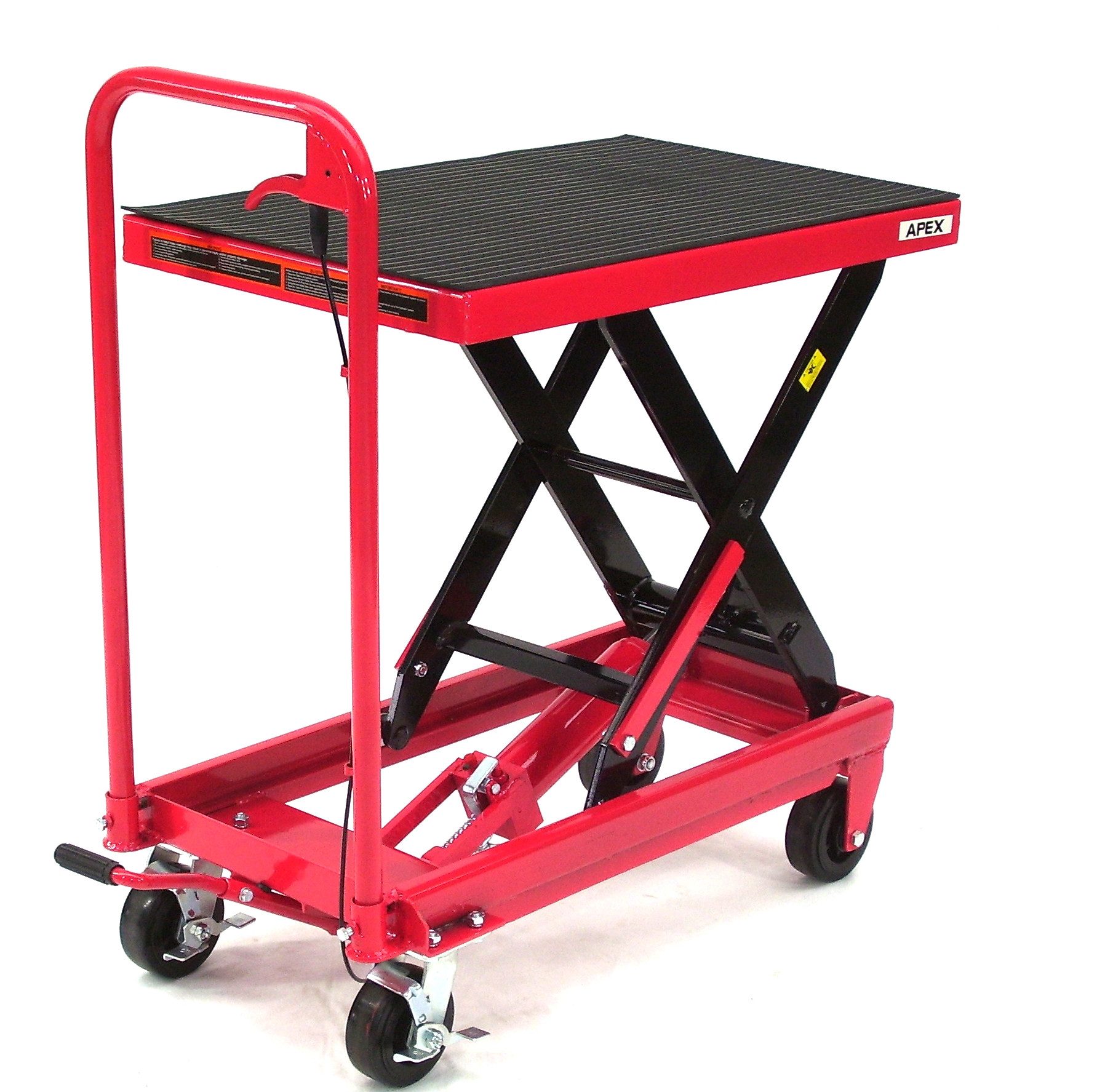Apex Scherenhubtischwagen Hubtischwagen 500kg fahrbarer Hubtisch Scherenhubwagen 06321, (1 St)