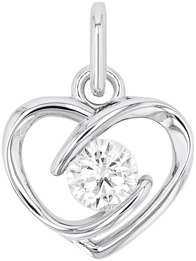 Amor Herzanhänger, mit Zirkonia (synth)