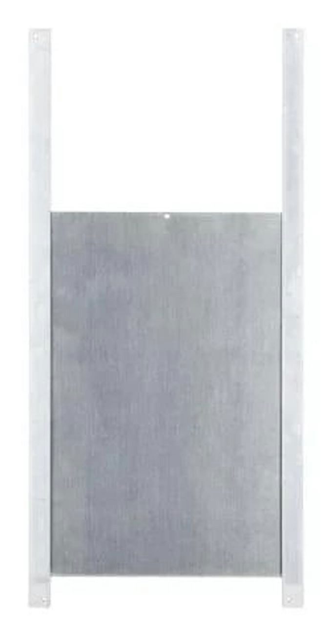 Westfalia Werkzeug Hühnerklappe Hühner Schiebetür 43 x 40 cm, Alu, Komplettmontage-Set