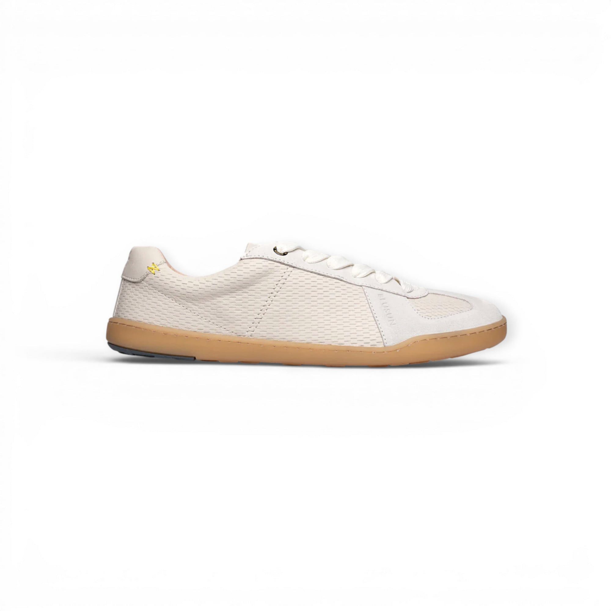 BLUSUN BLSN-205W (Glattleder/Veloursleder, flexible Sohle) weiss Damen Barfußschuh