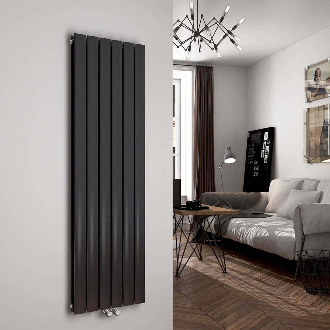 EMKE Heizkörper 160x46cm Flach Heizkörper Design Paneelheizkörper, Vertikal günstig online kaufen