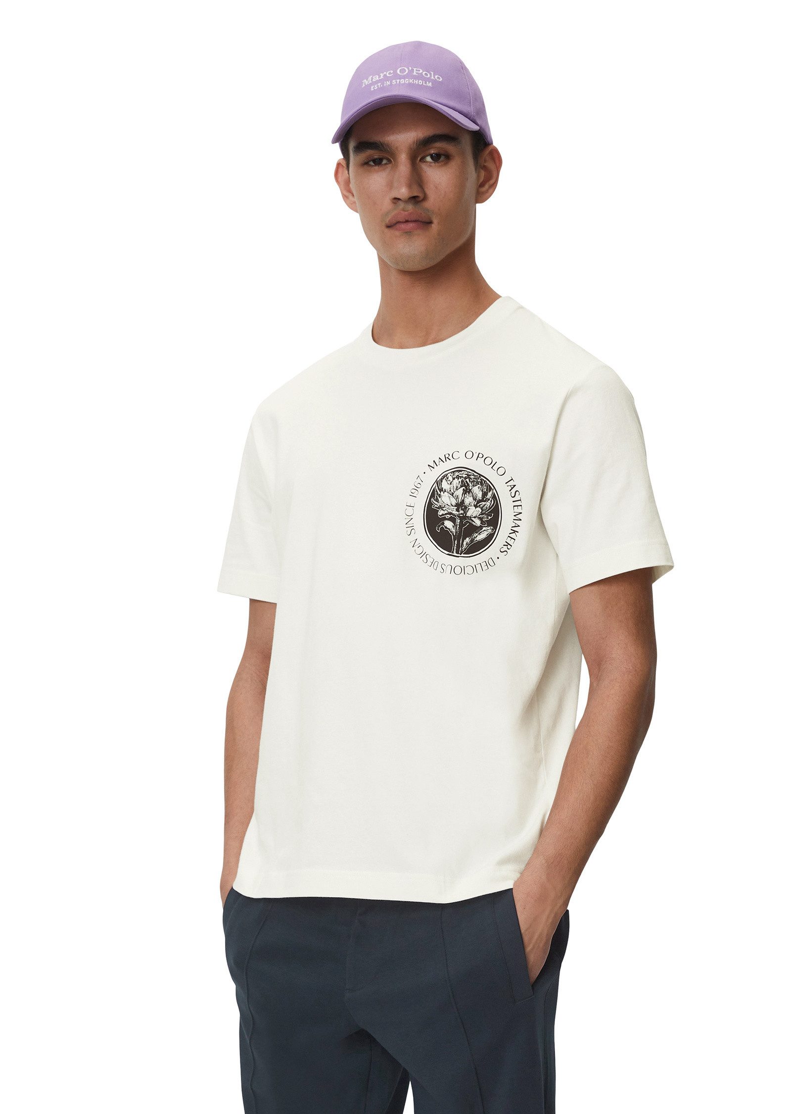 Marc O'Polo T-Shirt aus mittelschwerem Jersey