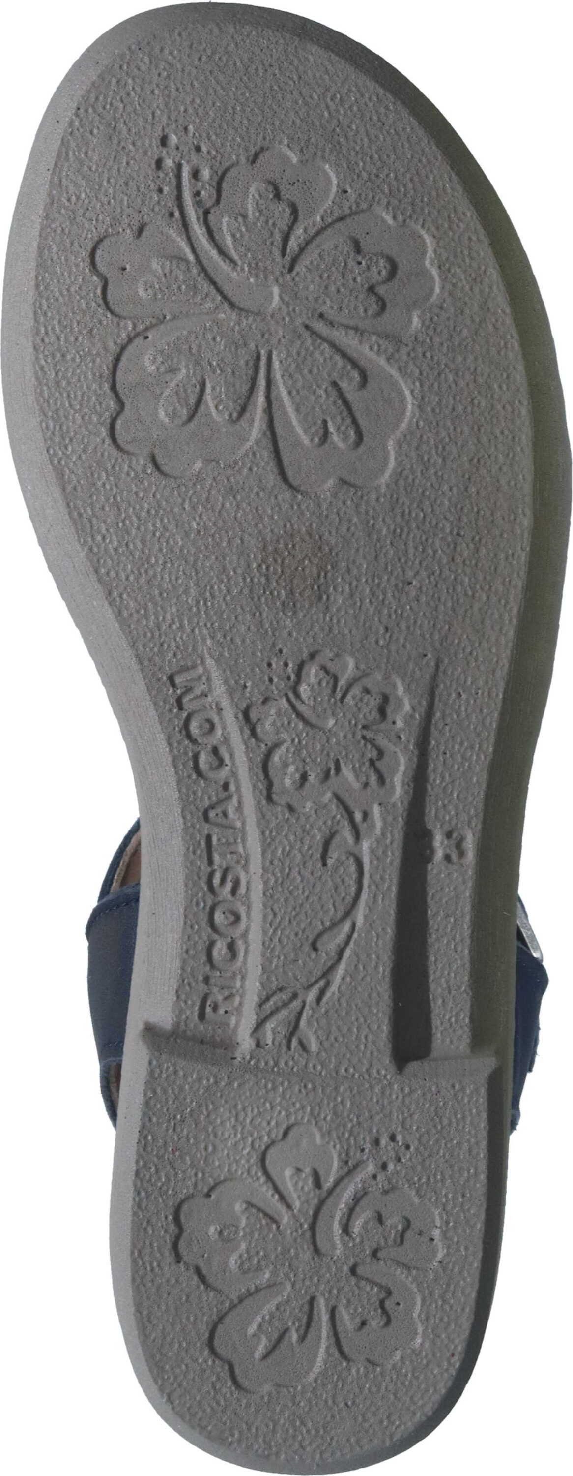 Ricosta Leder Sandaletten echtem blau Outdoorsandale aus