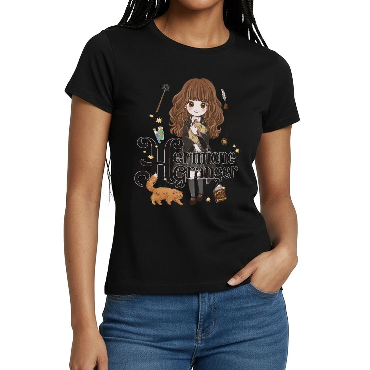 T-Shirt Harry Potter Hermine Granger Chibi Frauen T-Shirt