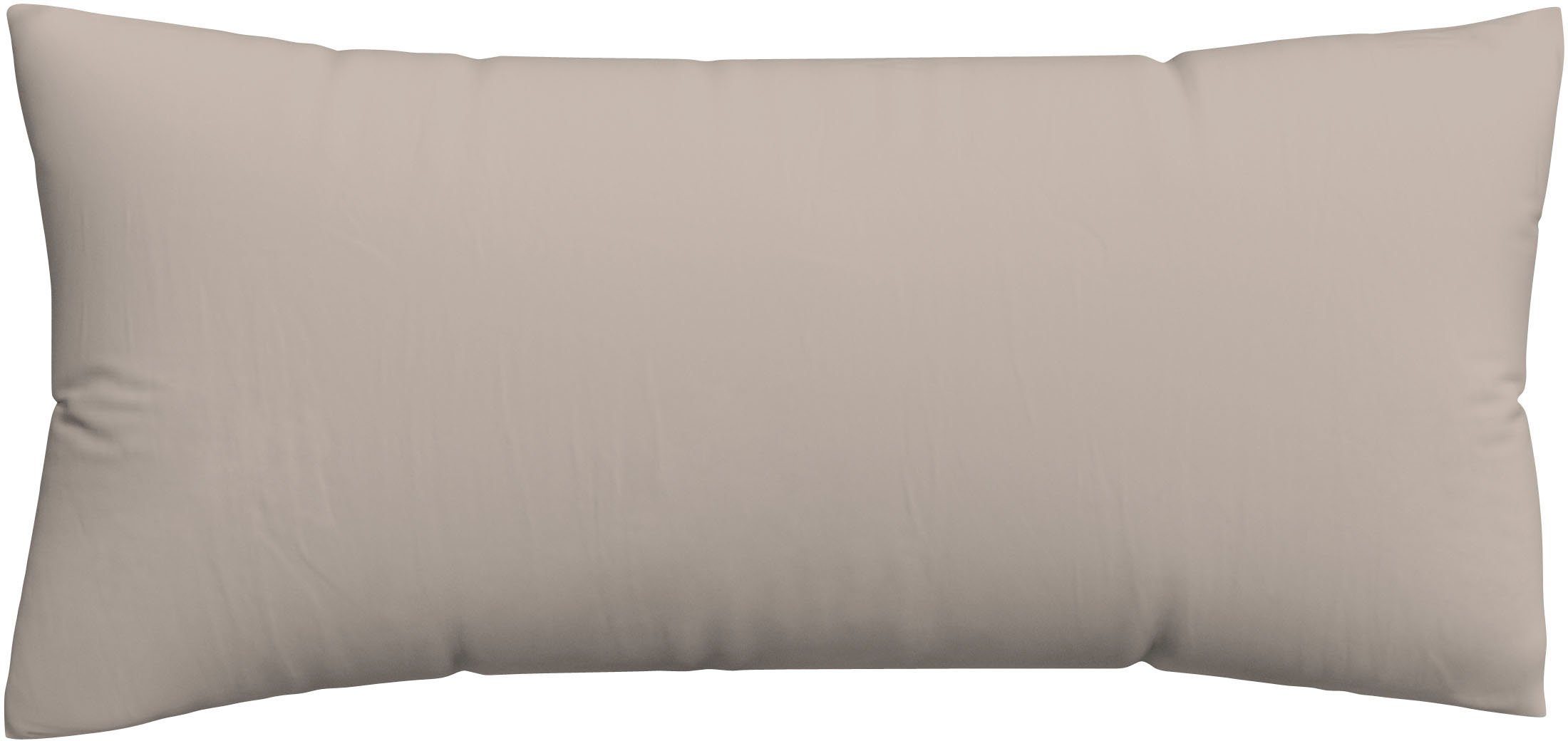 Schlafgut Kissenbezug Premium Kissenbezug Woven Satin (1 St), (1 Stück), Ton-in-Ton Reißverschluss, Fadendichte von 300tc, Uni, OEKO Tex