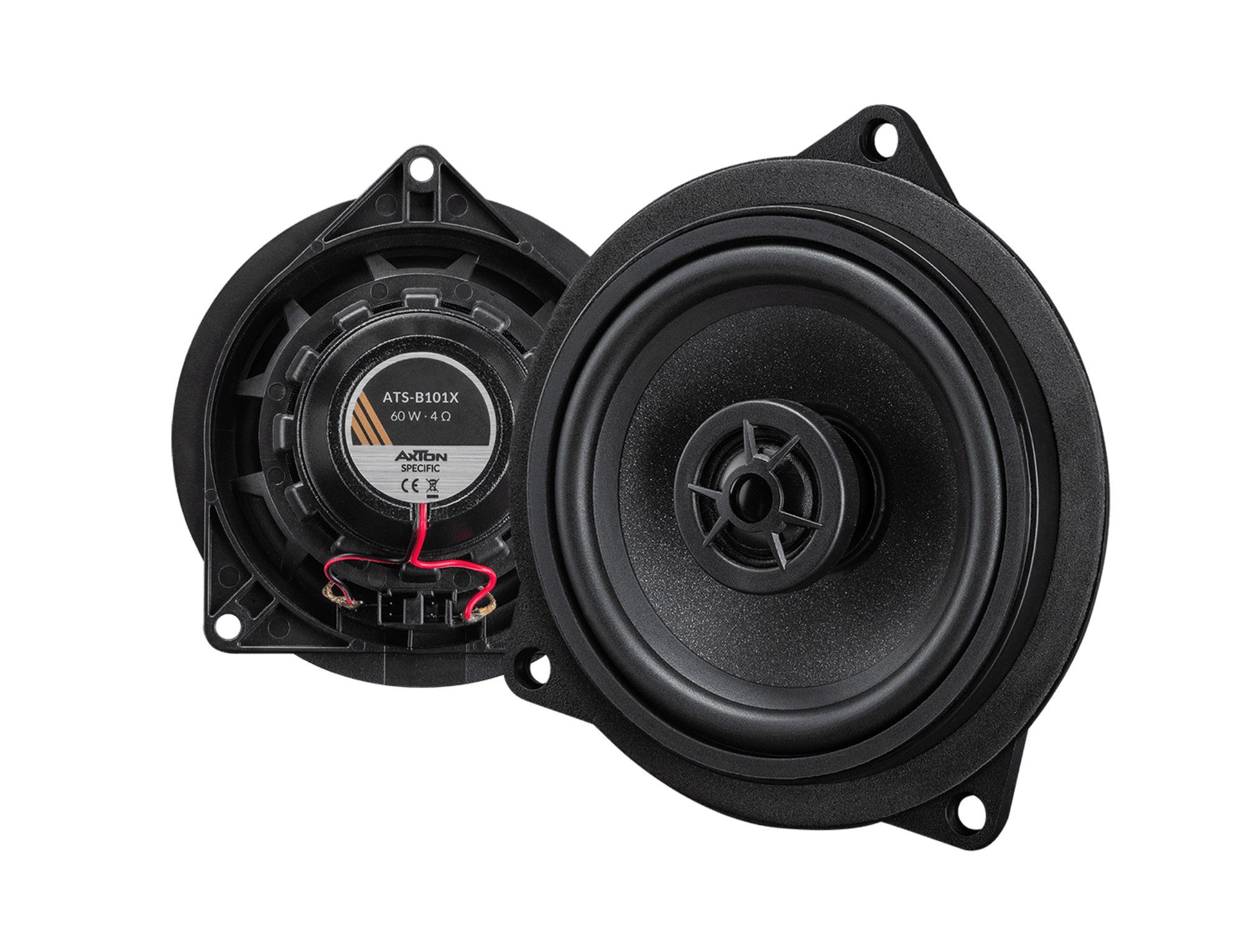 Axton ATS-B101X SPECIFIC 2-Wege Koax Lautsprecher 10cm für BMW und Mini Auto-Lautsprecher (60 W, 10 cm)