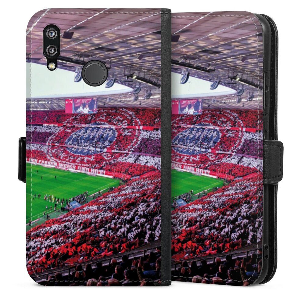 DeinDesign Handyhülle FCB Stadion FC Bayern München FCB Stadion Tribüne, Huawei P20 Lite Hülle Handy Flip Case Wallet Cover Handytasche Leder