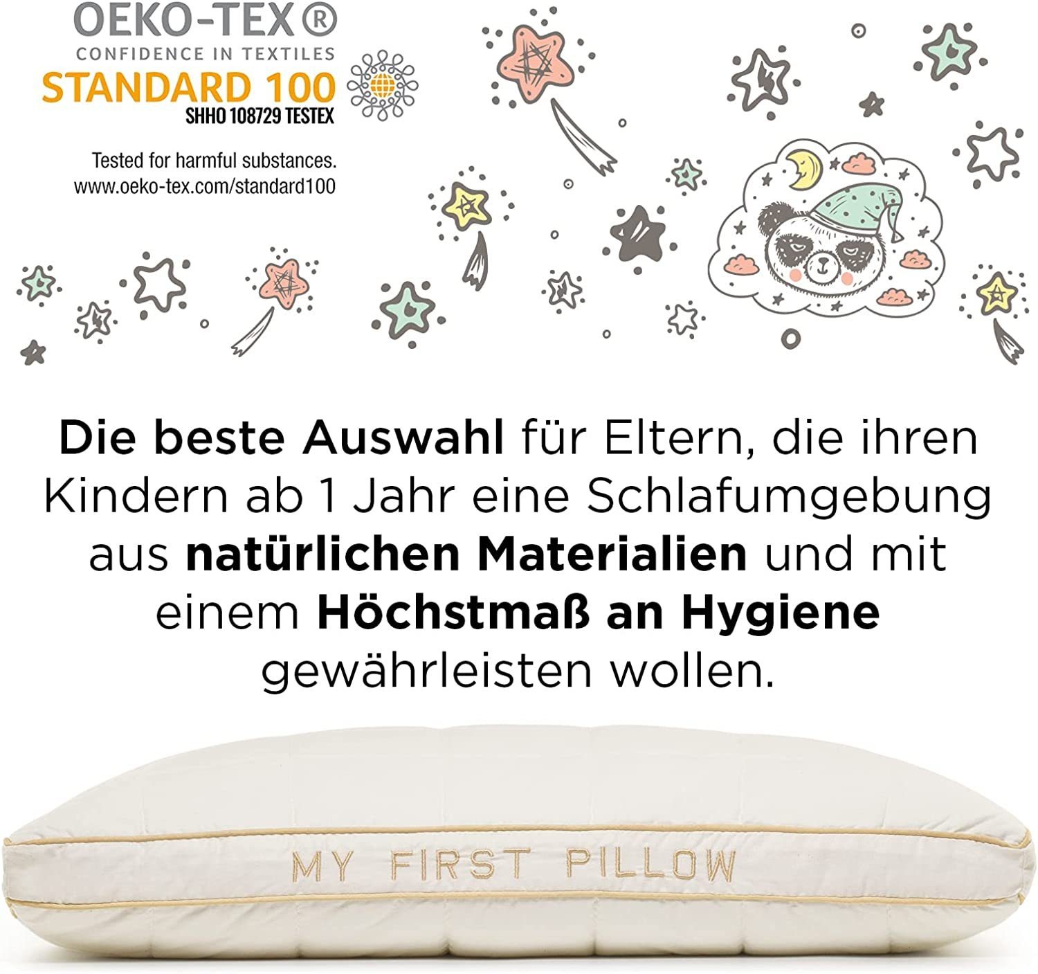 Vitapur Schlafkissen Kopfkissen 40x60 Gesund Babykissen günstig online kaufen