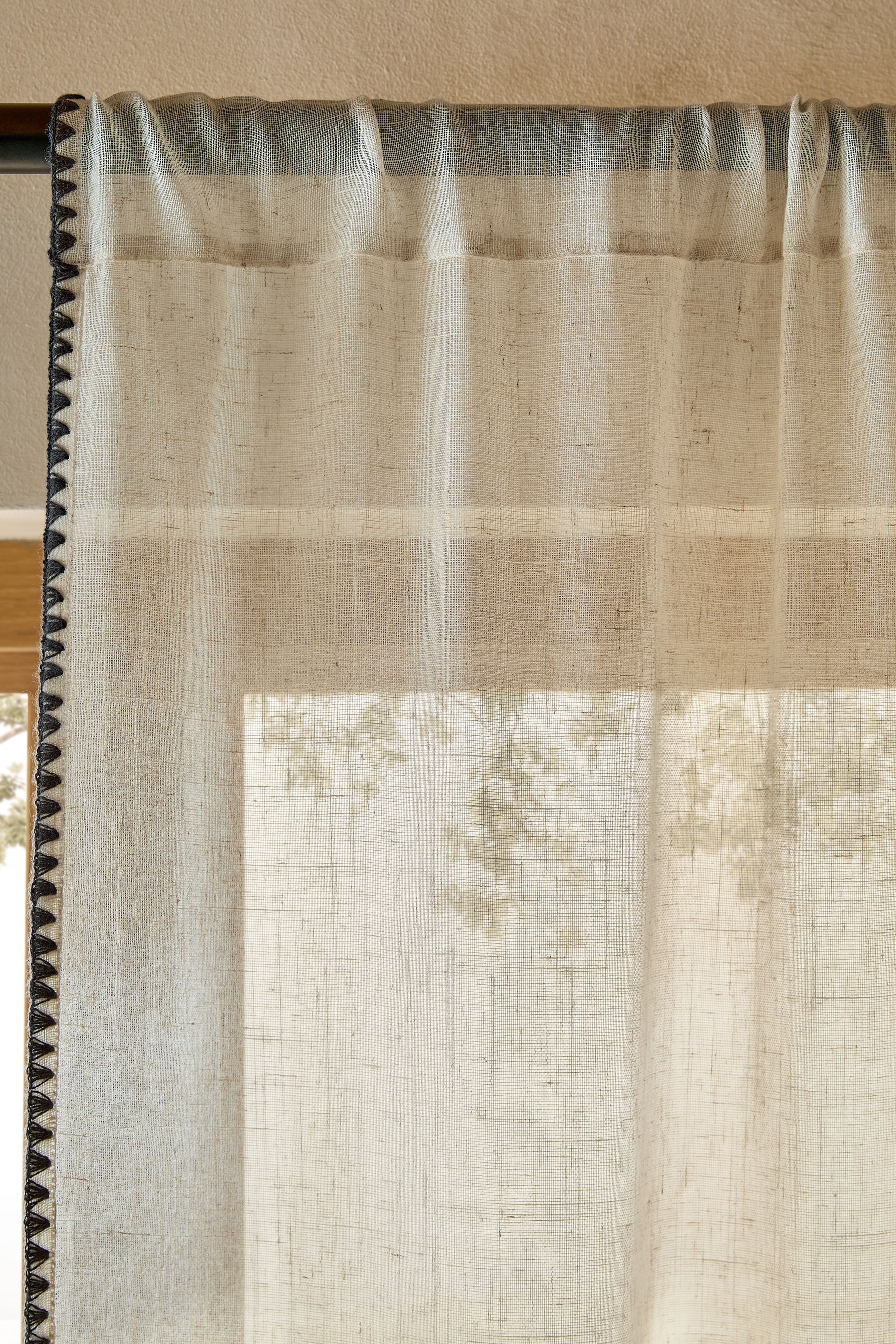 Next Gardine Ungefütterte, transparente Vorhänge (1 St)