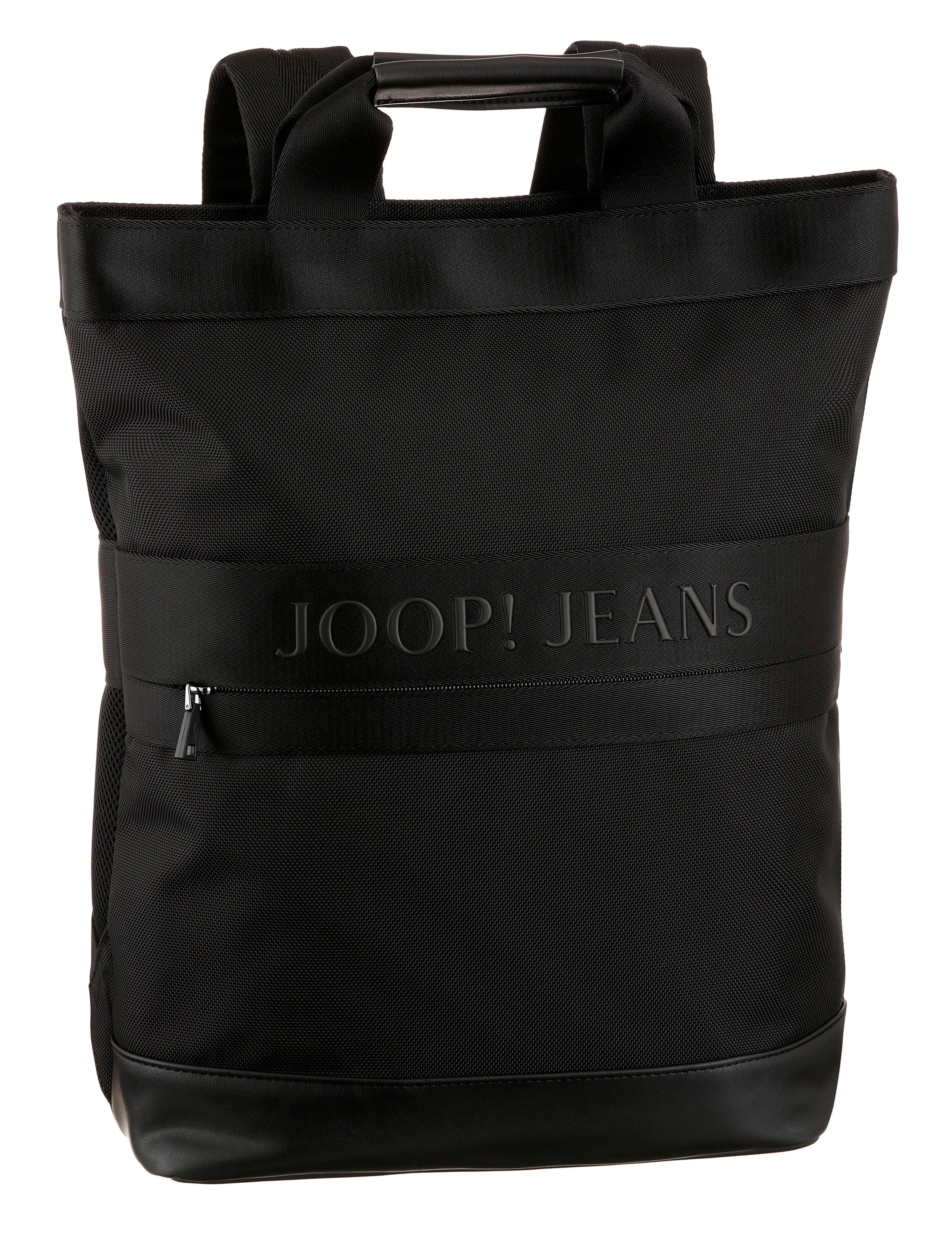 Joop Jeans Cityrucksack svz, Reißverschluss-Vortasche falk backpack modica black mit