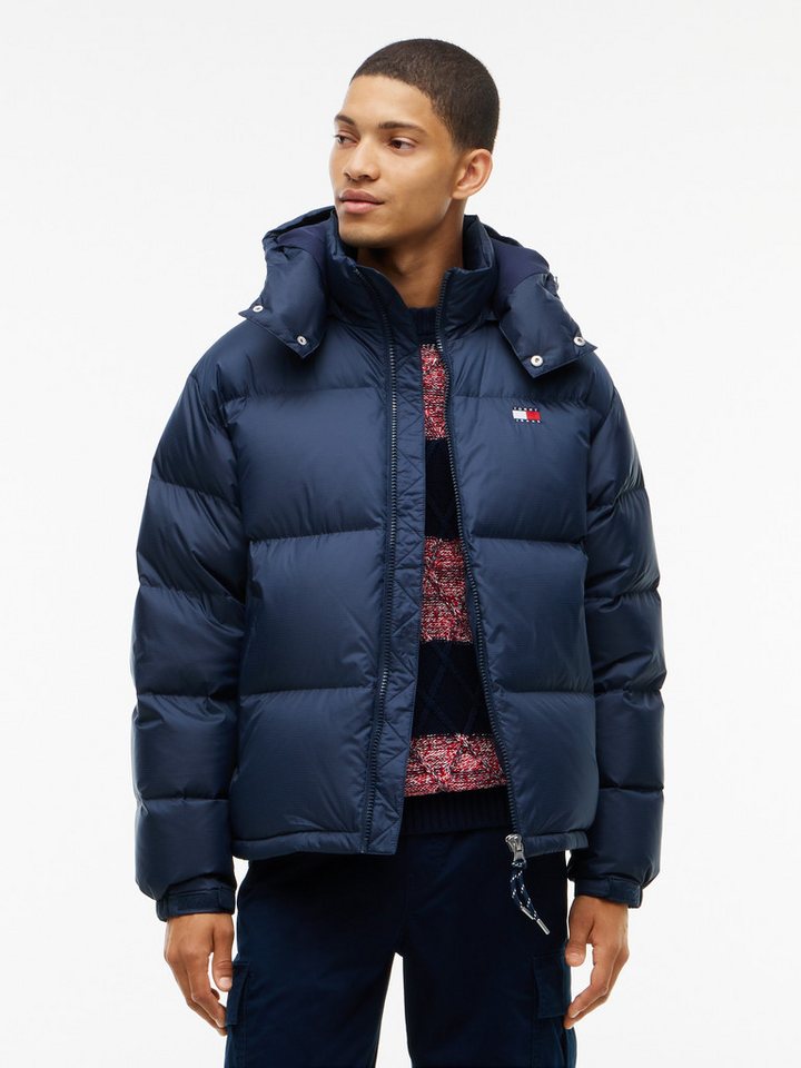 Tommy Jeans Steppjacke ALASKA DOWN PUFFER Übergangsjacke Regular fit mit abnehmbarer Kapuze