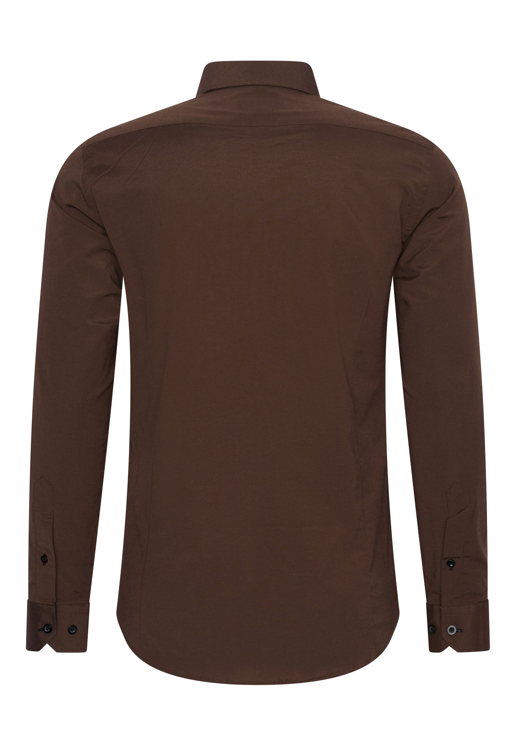 R-NEAL Businesshemd Herren Kontrast Hemd "R-NEAL" Hochzeit-Hemd Slim Fit Stretchhemd