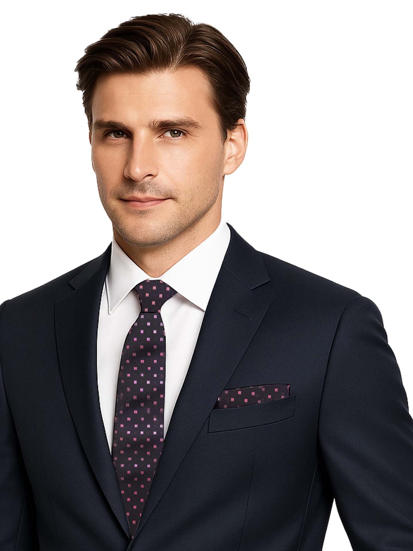 Moschen-Bayern Krawatte Seidenkrawatte Krawatte Herrenkrawatte 100% Seide 3-tlg. (Set, Set-3tlg. - Krawatte + Einstecktuch + Manschettenknöpfe) Set-3tlg. - Krawatte + Einstecktuch + Manschettenknöpfe