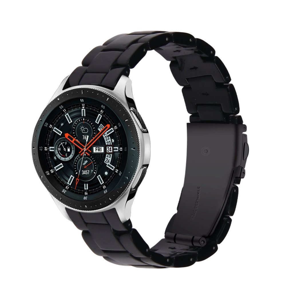 ELEKIN Smartwatch-Armband Armband Kompatibel für Samsung Galaxy Watch 42 mm Galaxy Active Schwarz