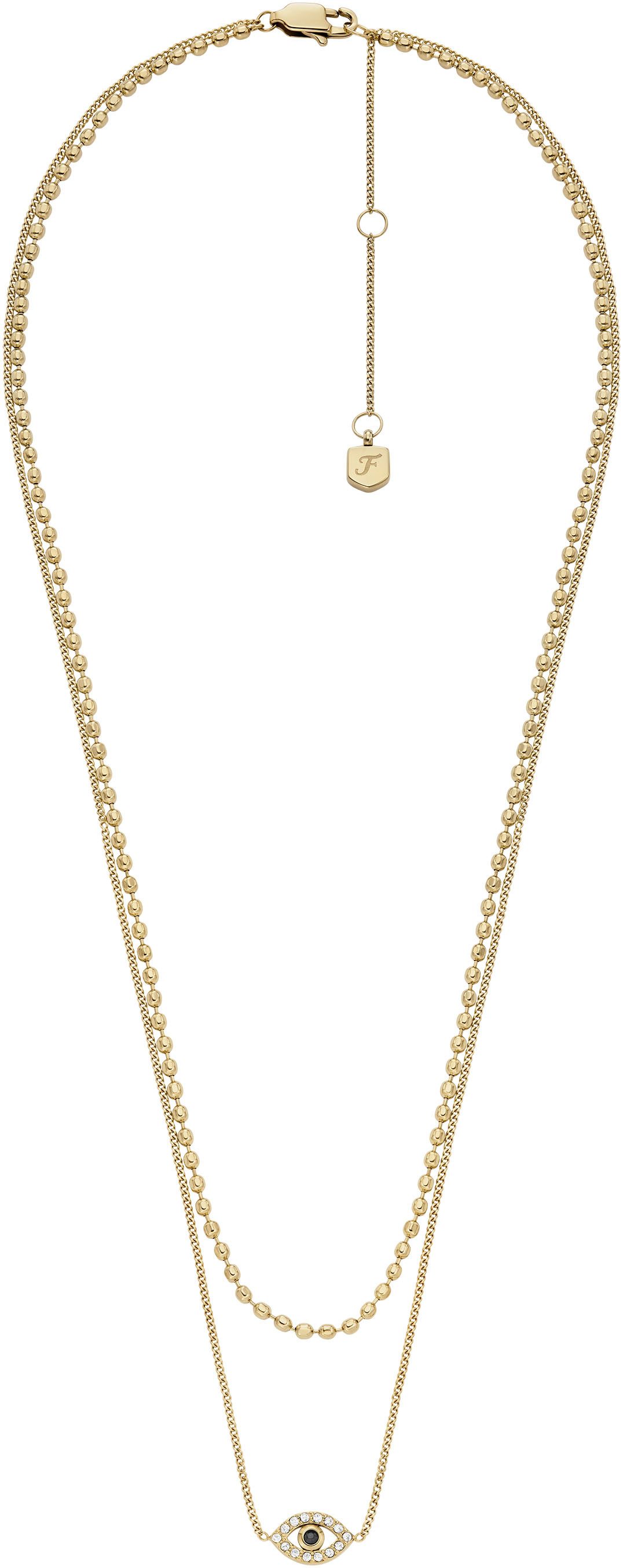 Fossil Kette mit Anhänger Schmuck Edels...