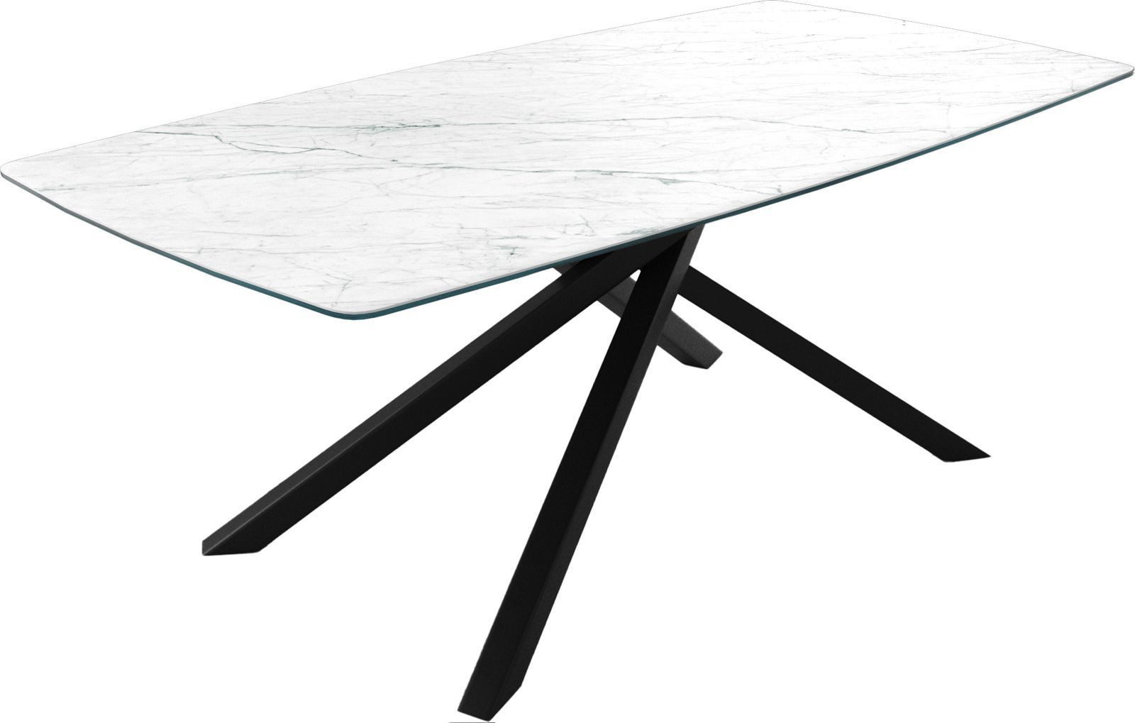 DELIFE Esstisch Edge, Bootsform Keramik Laminam®Statuarietto günstig online kaufen