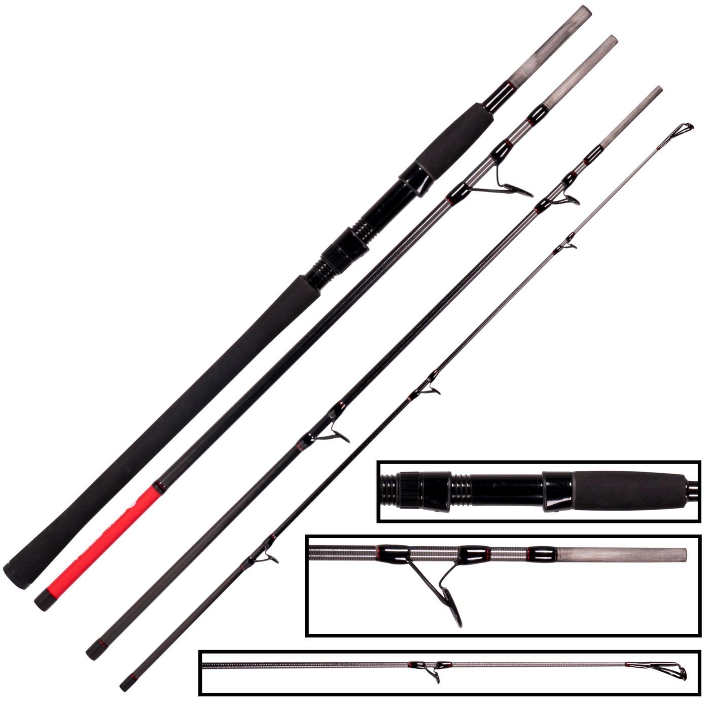Zeck Fishing Reiserute Zeck Troy 240cm 100g Spinnrute Reiserute