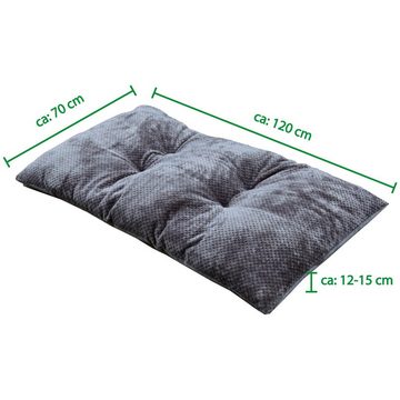 Bestlivings Dekokissen, Palettenkissen 70x120cm, Chillkissen, Paletenauflage, Relaxkissen, Palettensofa