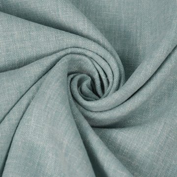 Rasch TEXTIL Stoff Rasch Textil Dekostoff Baumwolle Leinen Grace uni meliert hellblau 1,3, pflegeleicht