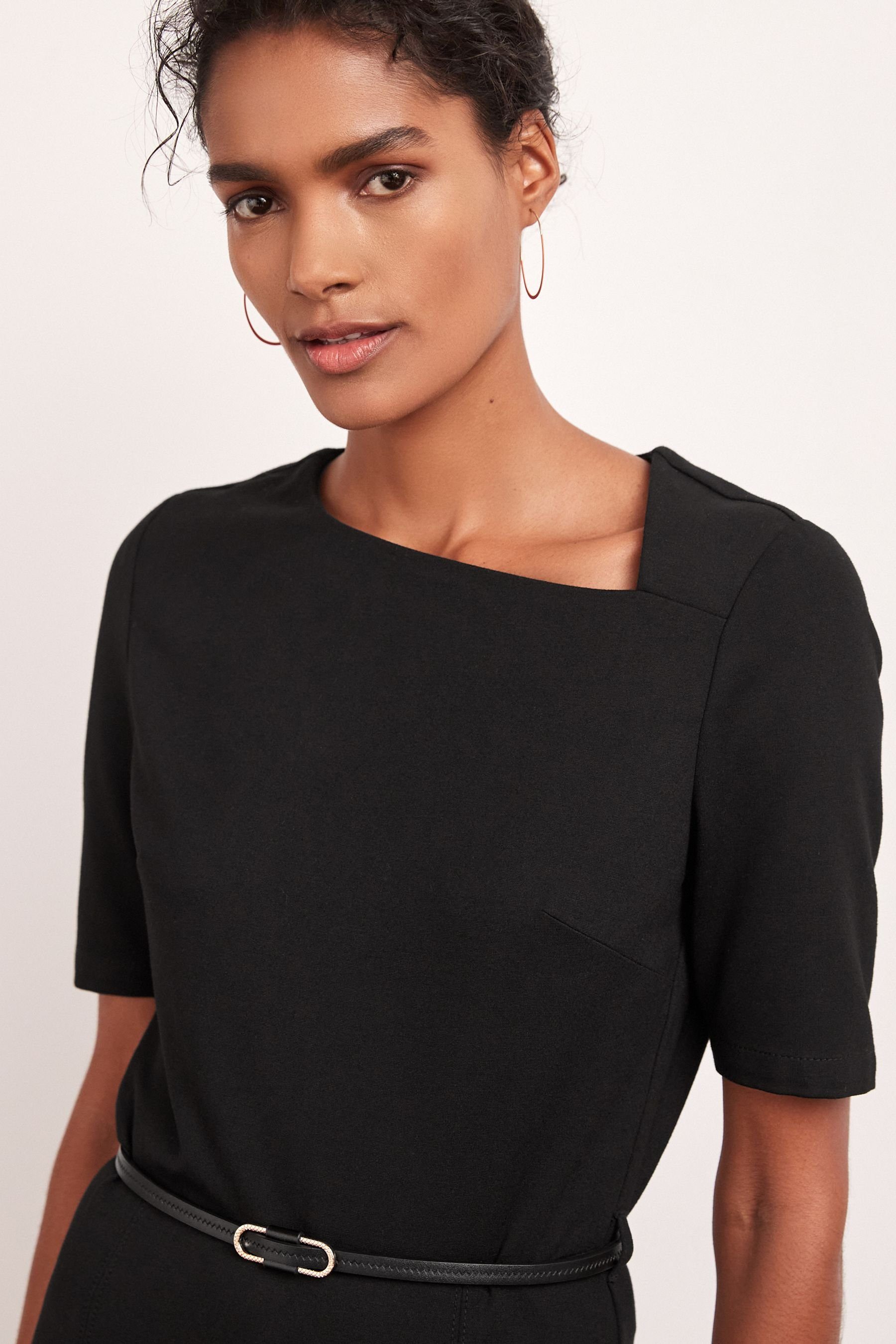 Next Midikleid Figurbetontes Ponte-Midikleid (1-tlg)