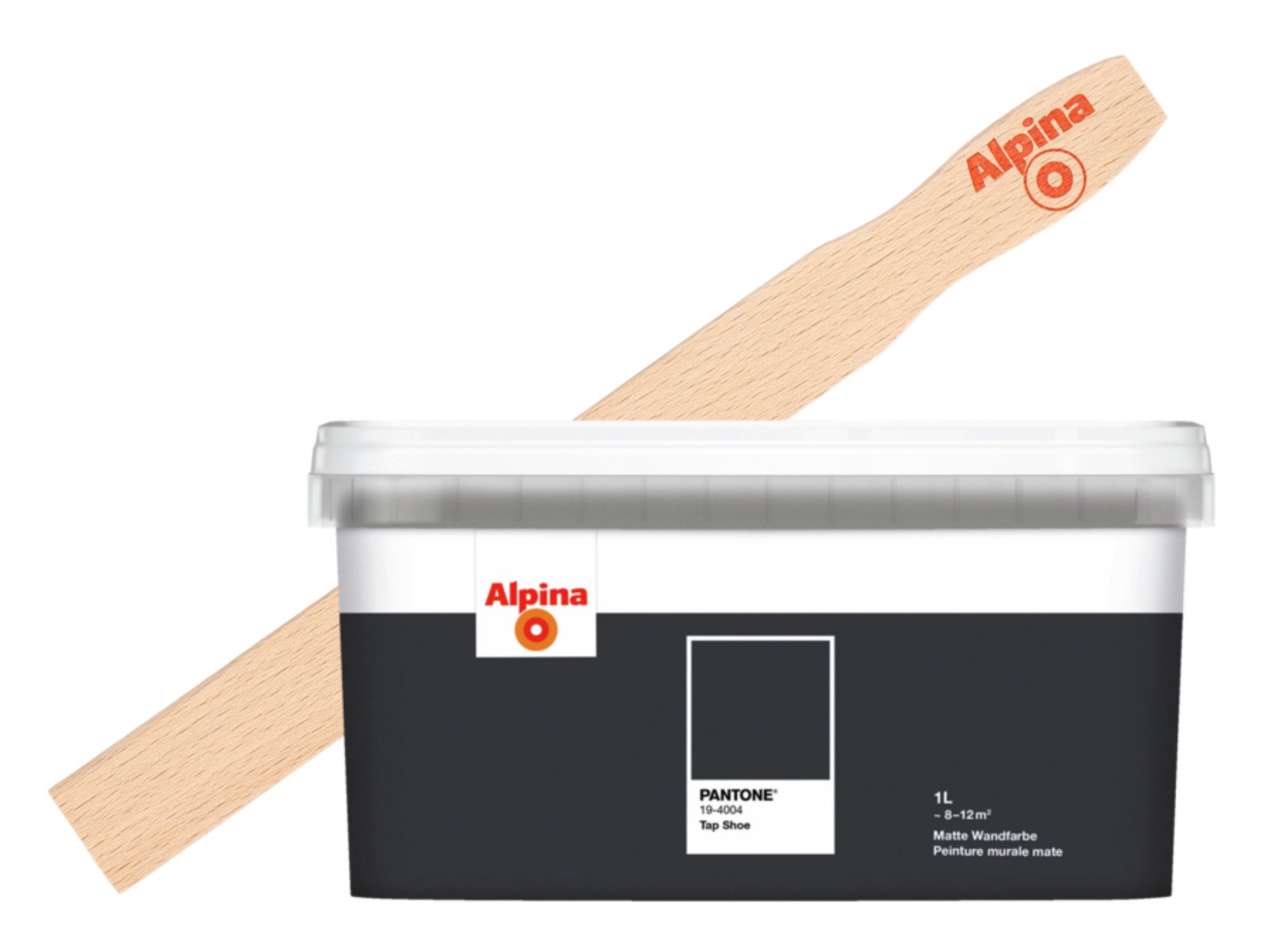 Alpina Wandfarbe Alpina PANTONE® 1L + Rührholz