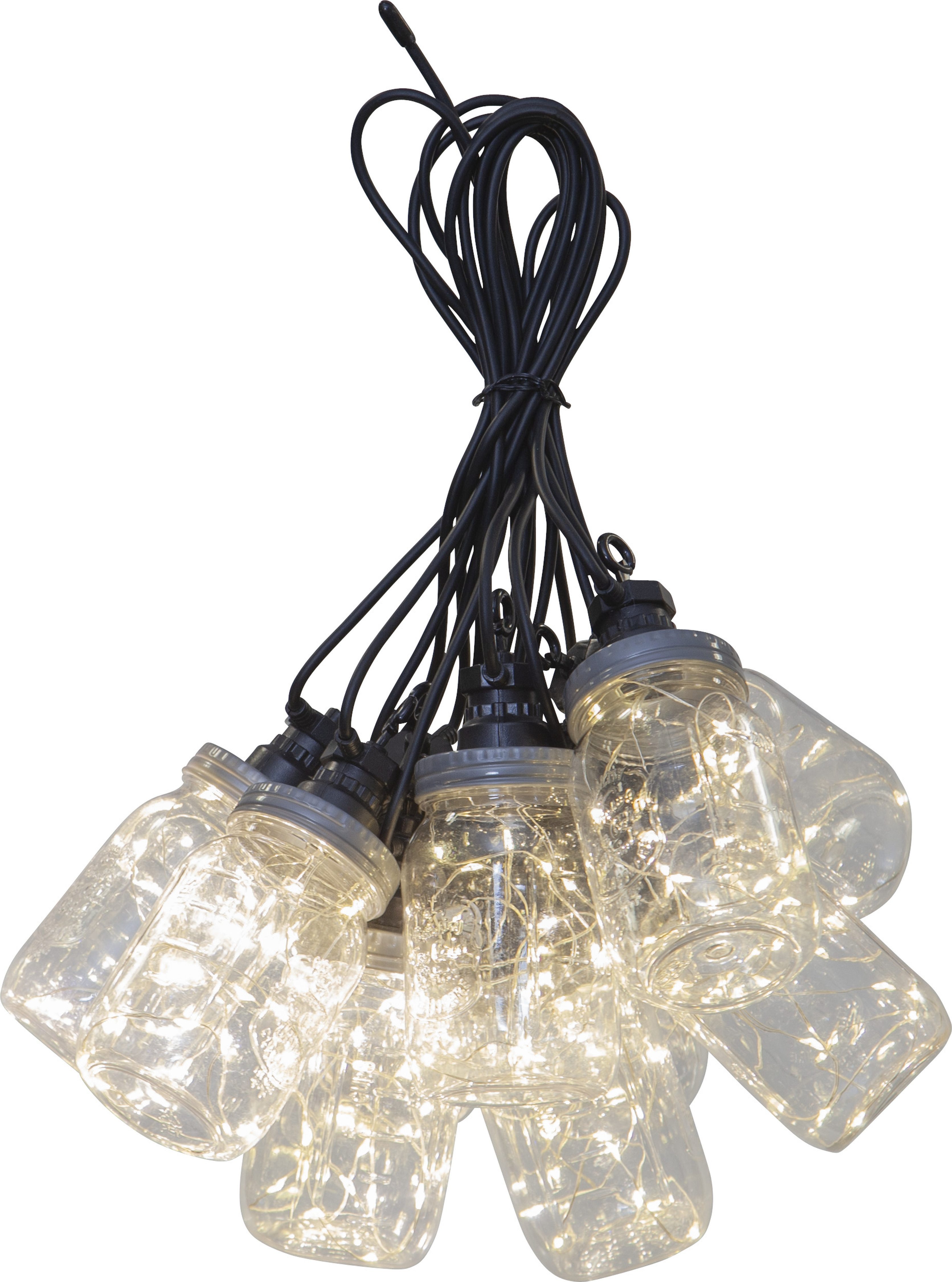 STAR TRADING LED-Lichterkette Circus Bottle, 10-flammig, ca. 15x6,2 cm, ca. 4,5 m Länge, mit Trafo, outdoor, Vierfarb-Karton