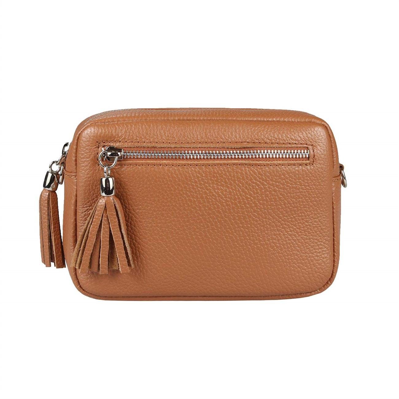 ITALYSHOP24 Schultertasche Made in Italy Damen Leder Tasche CrossOver, als günstig online kaufen