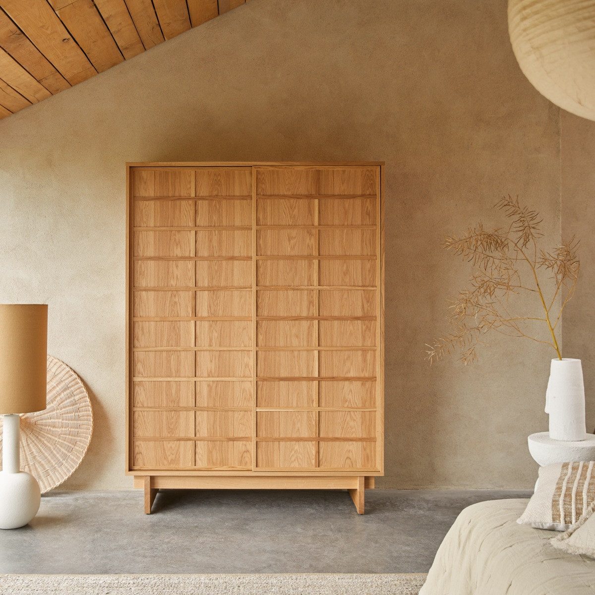Tikamoon Buffet Schrank Miu aus Eiche