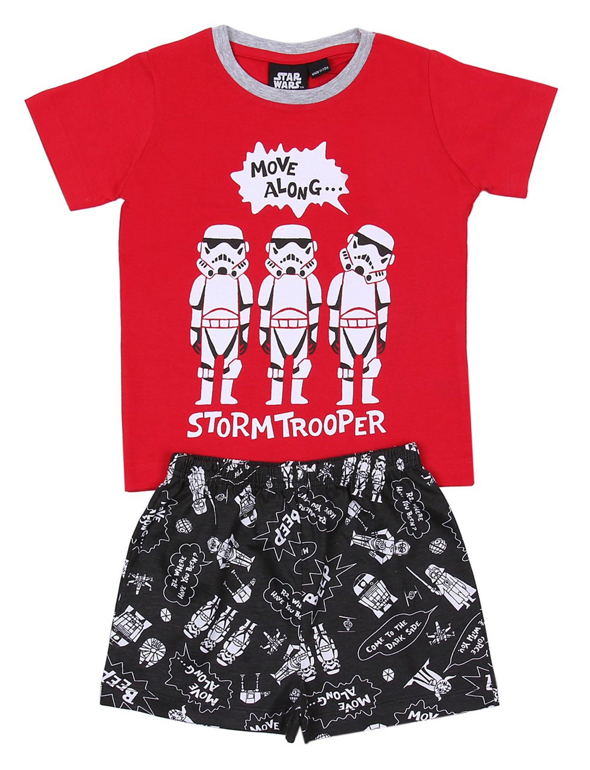 Sarcia.eu Pyjama Rotes Pyjama STAR WARS DISNEY 5-6 Jahre