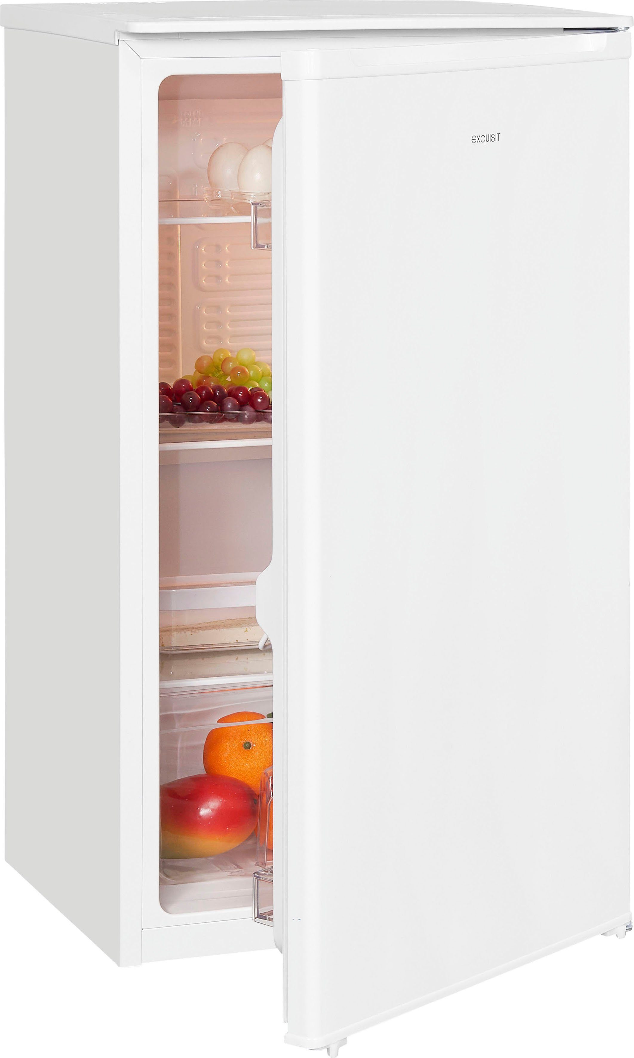 exquisit Vollraumkühlschrank KS116-V-041E weiss, 85 cm hoch, 48 cm breit | Kühlschränke