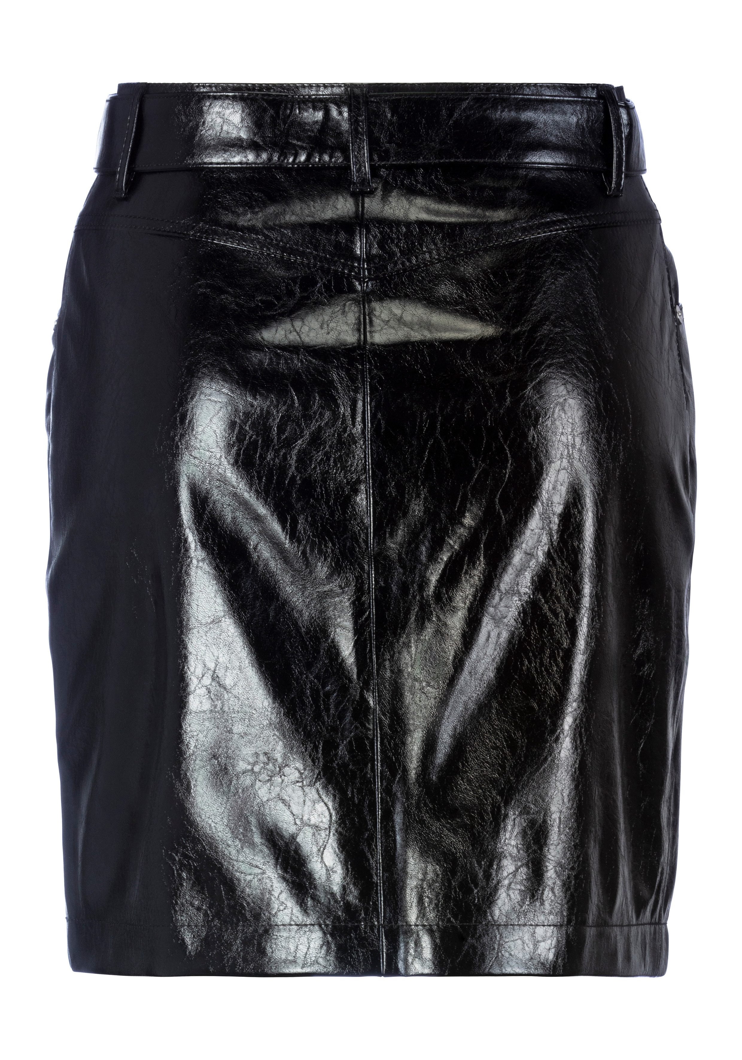 BOSS ORANGE Lederimitatrock Vemas Premium Damenmode günstig online kaufen