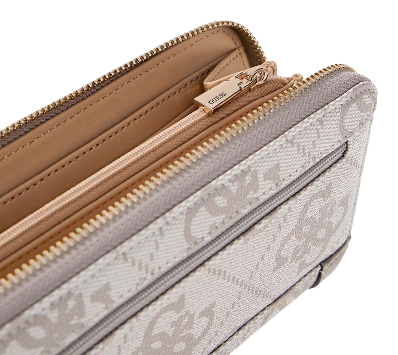 Guess Geldbörse Logo Large Zip Around Wallet günstig online kaufen