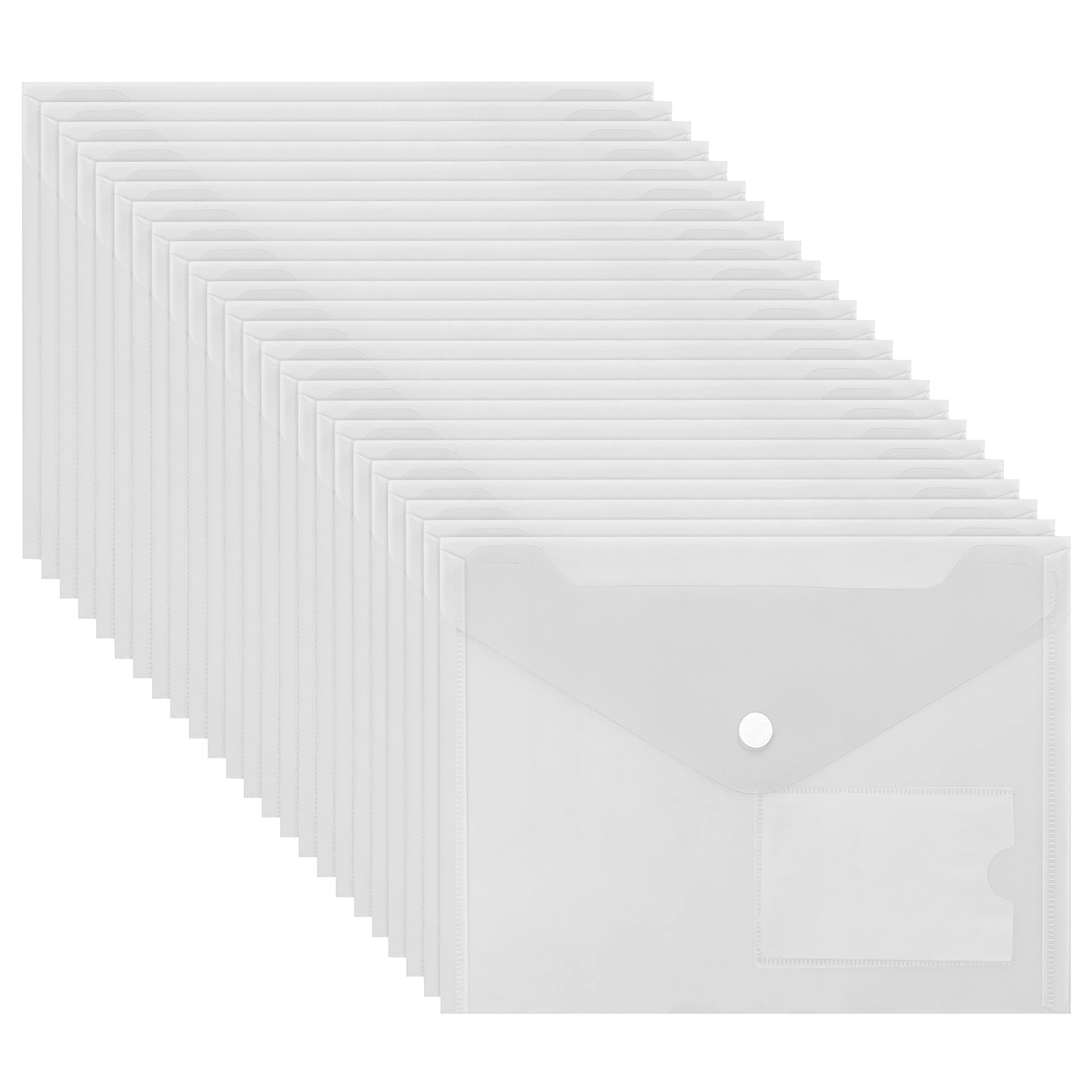 Organisationsmappe A5 Transparent Dokumentenmappe (24 Stück)
