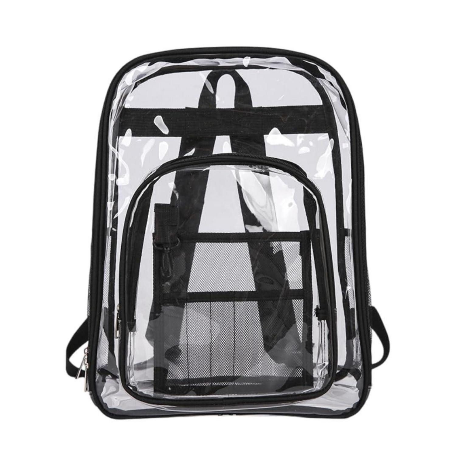 LuxusKollektion Schulrucksack Transparenter Rucksack PVC Unisex Wasserdicht Uni/Sport
