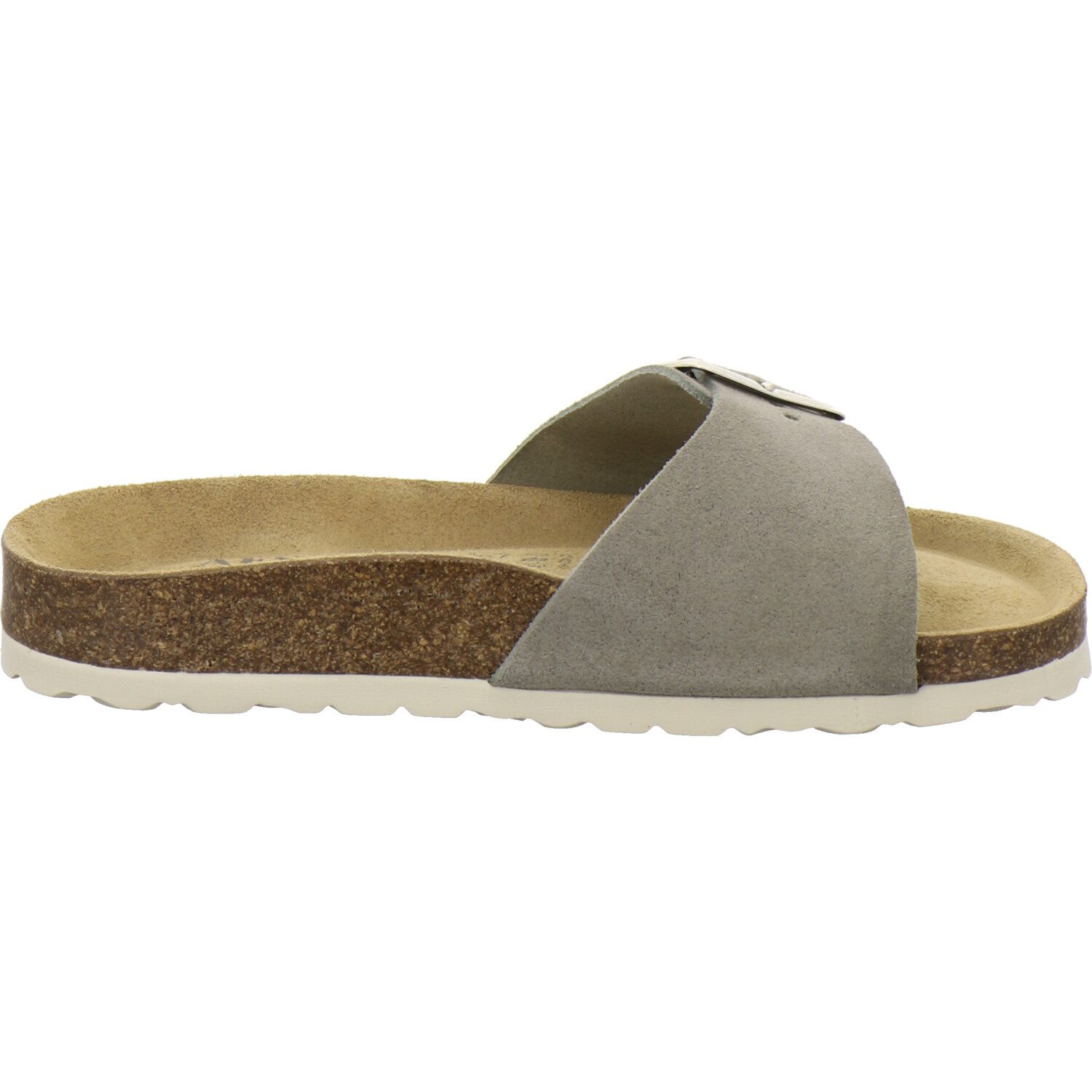 AFS-Schuhe 211286 Sommer Pantolette für Damen mit Fußbett, bequeme Sandalen aus Leder