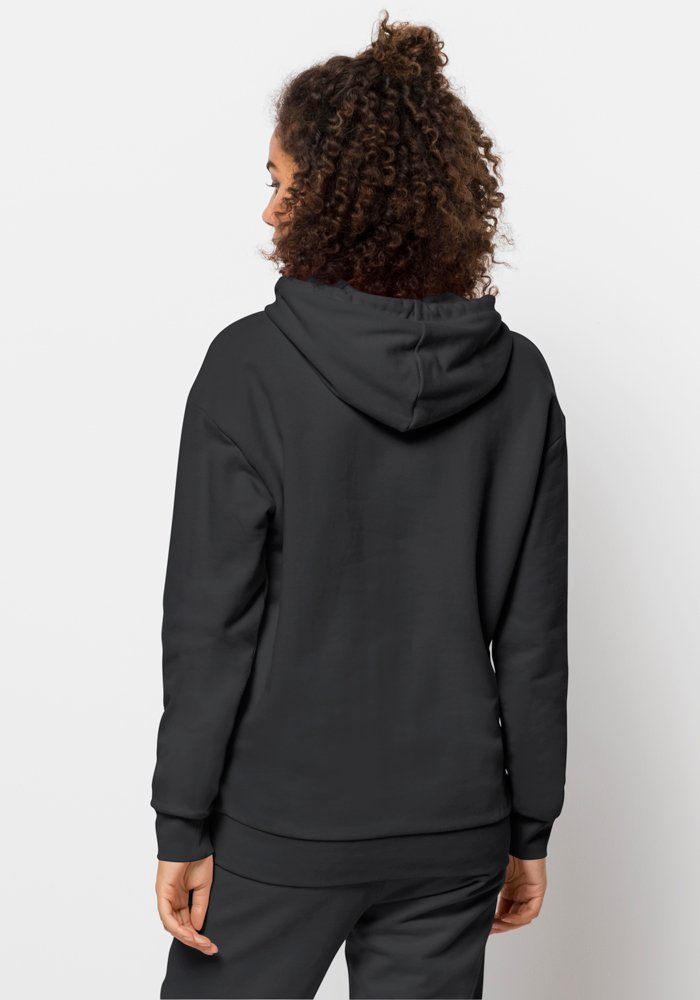 Jack Wolfskin Kapuzenpullover ESSENTIAL black HOODY W