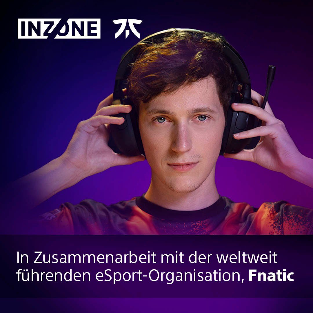 Sony INZONE H5 Gaming-Headset (Rauschunterdrückung, Bluetooth, 360 SpatialSound, 28Std Akkulaufzeit, geringe Latenz, Mic mit AI)