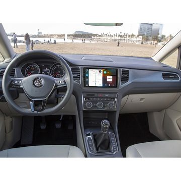 TAFFIO Für VW Golf 7 Plus Sportsvan 10" Touchscreen Android Radio GPS CarPlay Einbau-Navigationsgerät