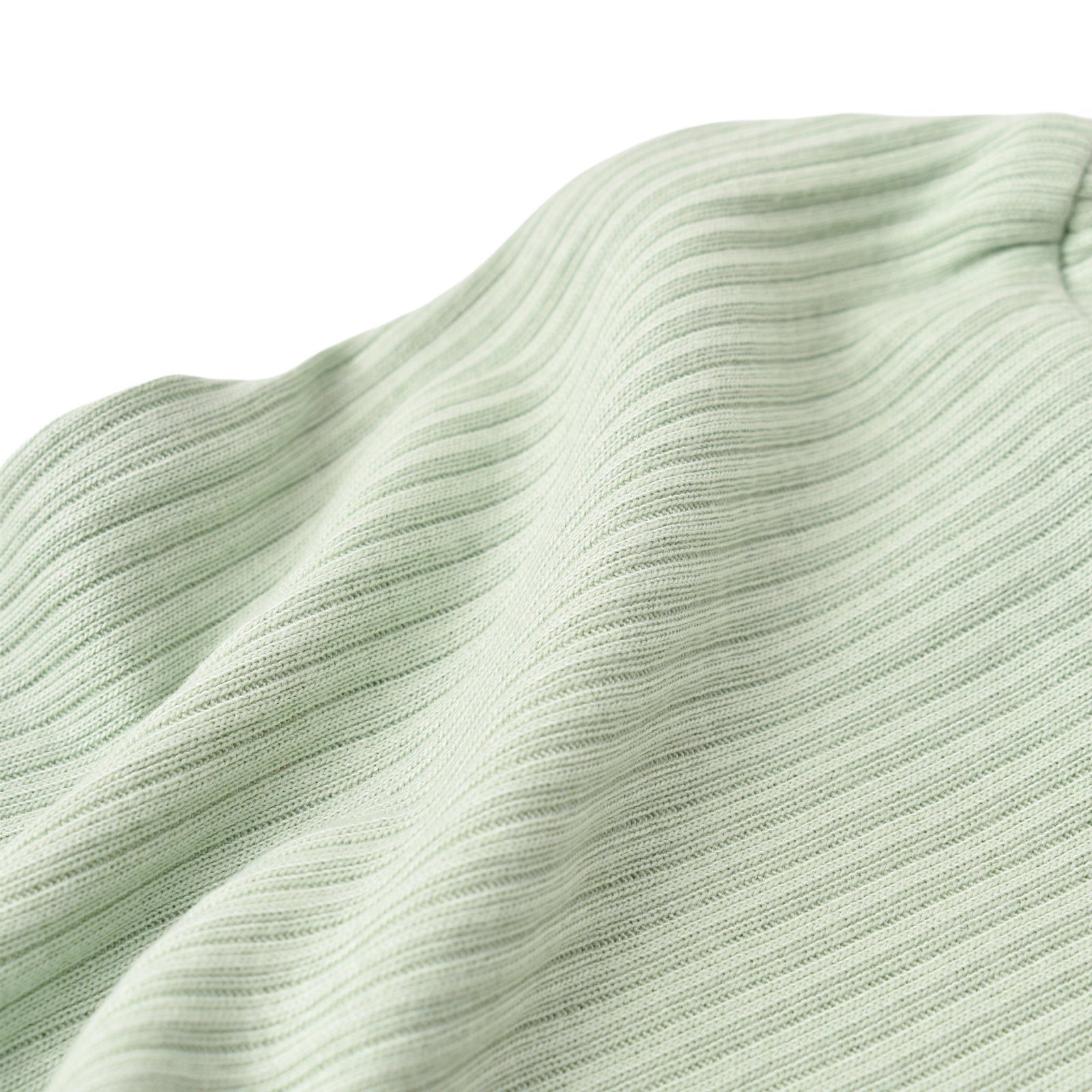 Modal Mädchen Größe 50% Soft Textilstruktur, Jungen Modal gerippte und für 56-74 grün Hose Unisex Funktionshose 50% Bio-Baumwolle biorganic (1-tlg)